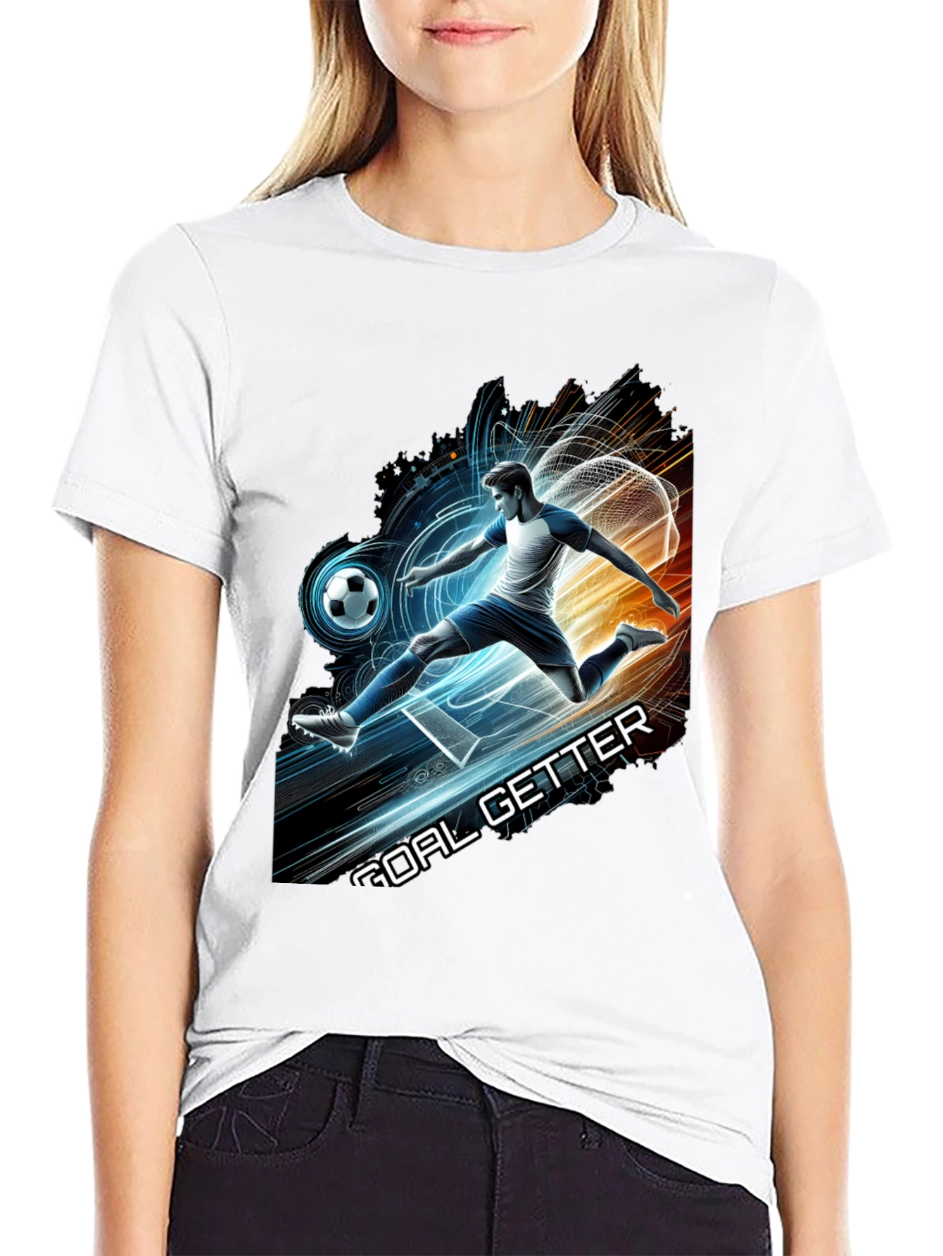 Black Goal Getter Graphic Tee view 9