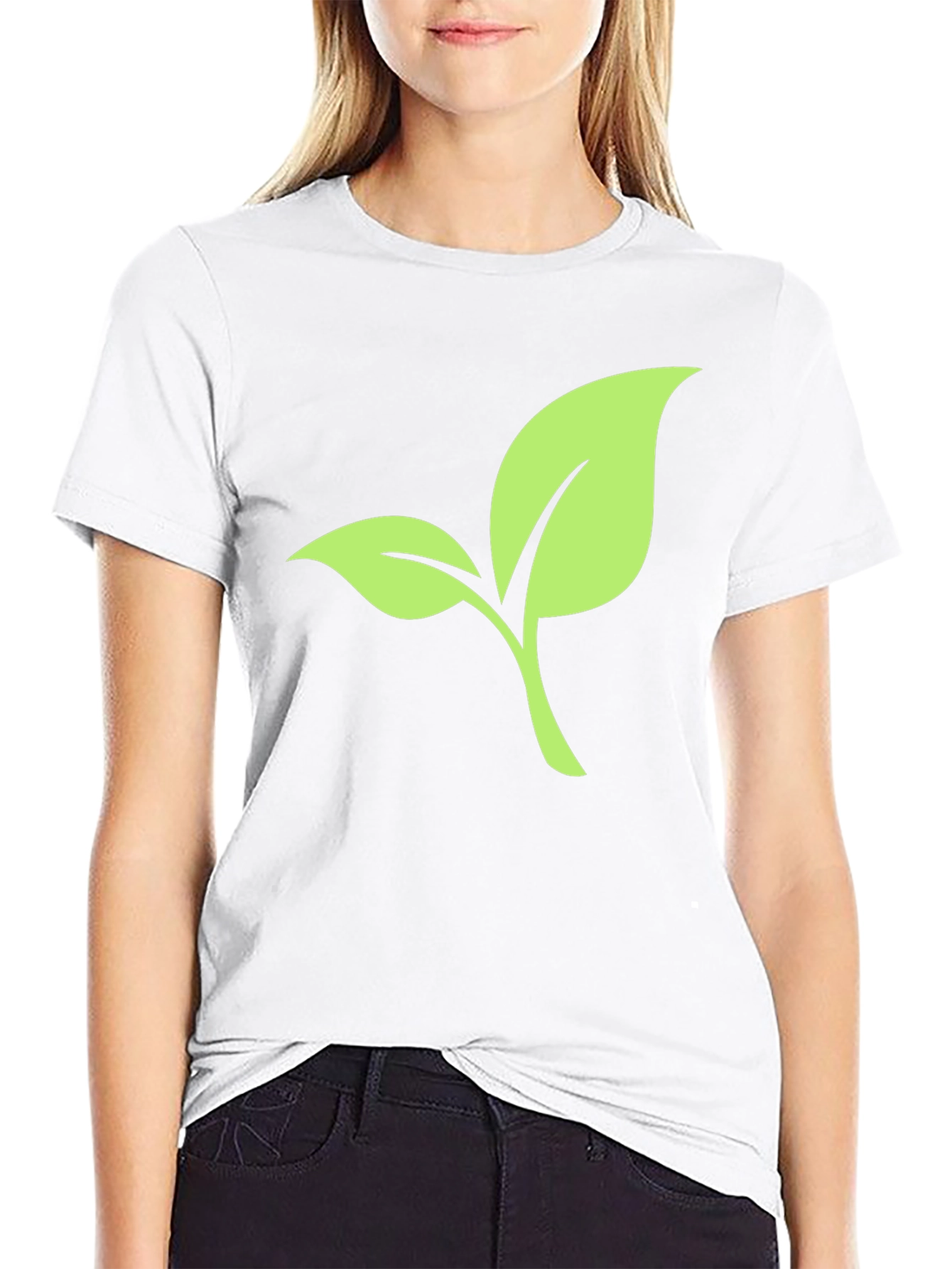 Leaf Graphic Black T-Shirt - 9