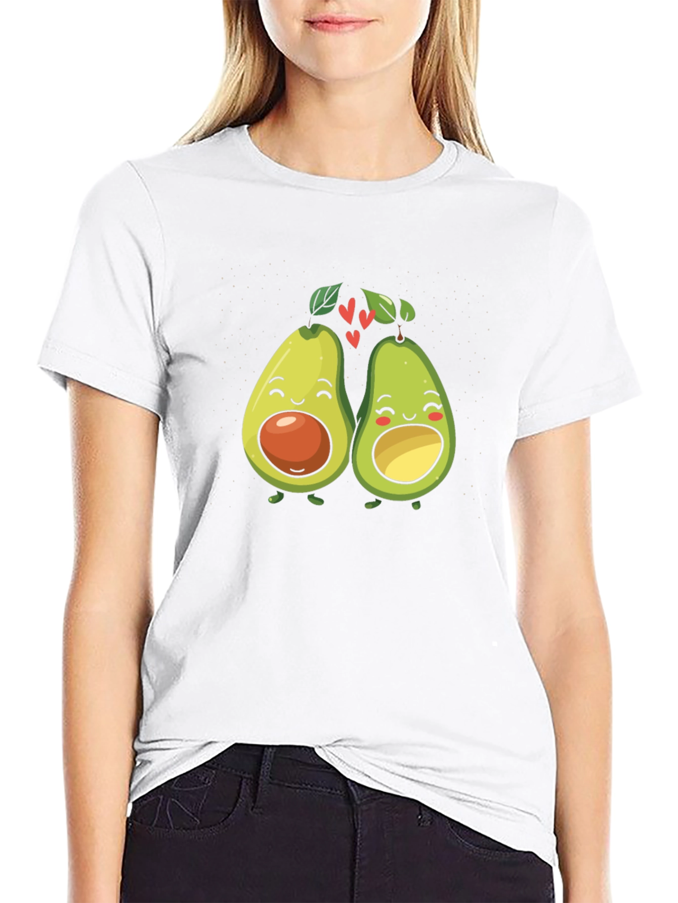 Black Avocado Love T-Shirt view 9