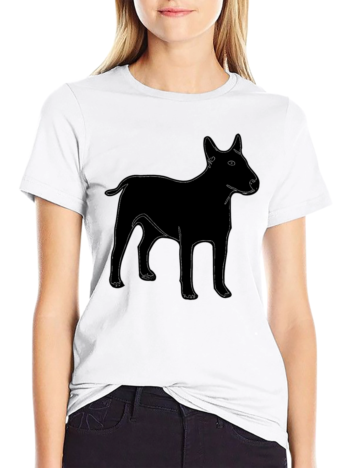 Black Dog Graphic T-Shirt - Black view 9