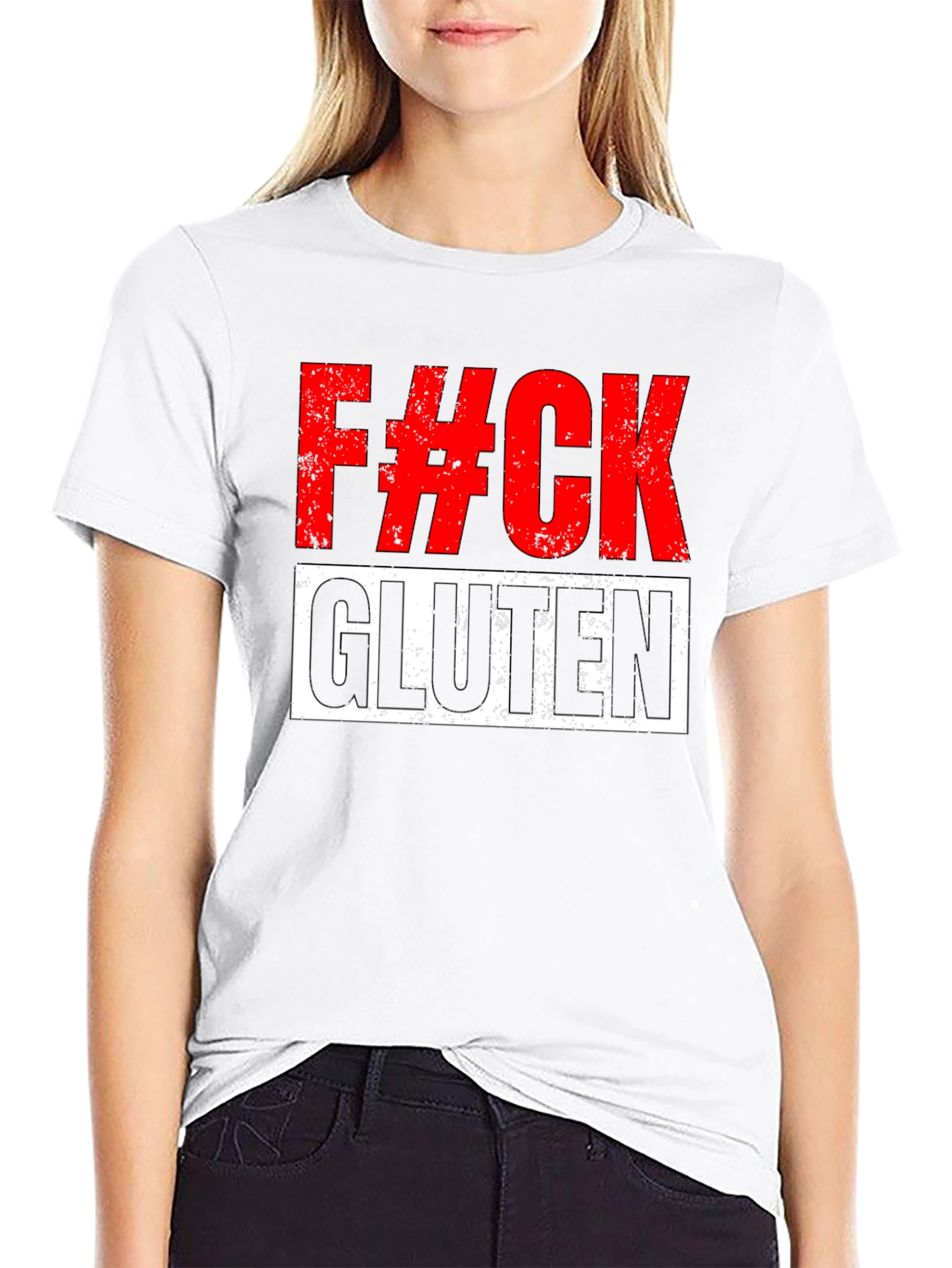 F#CK Gluten Graphic T-Shirt - Bold Statement Tee - 9