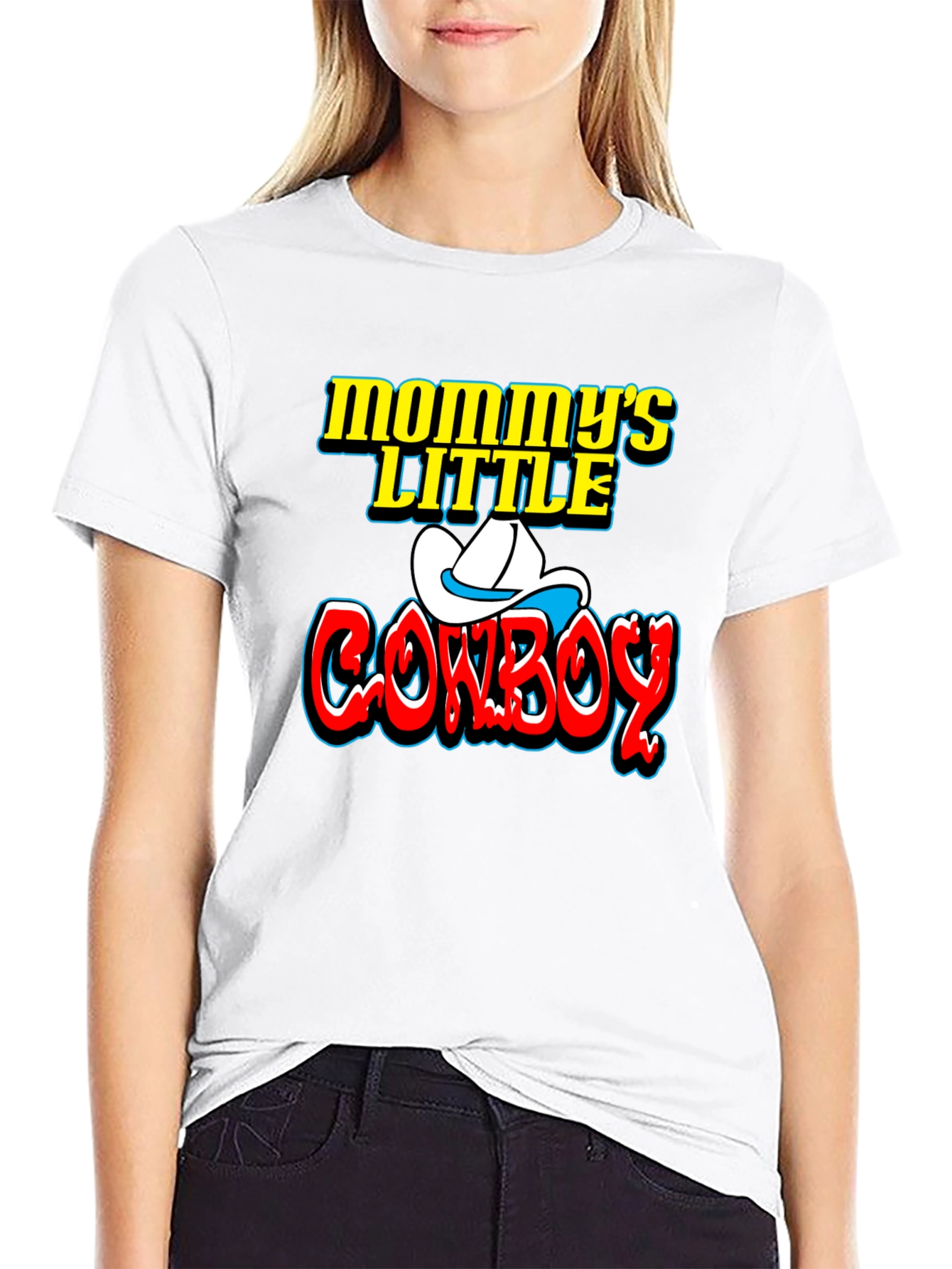 Mommy's Little Cowboy Graphic T-Shirt - 9