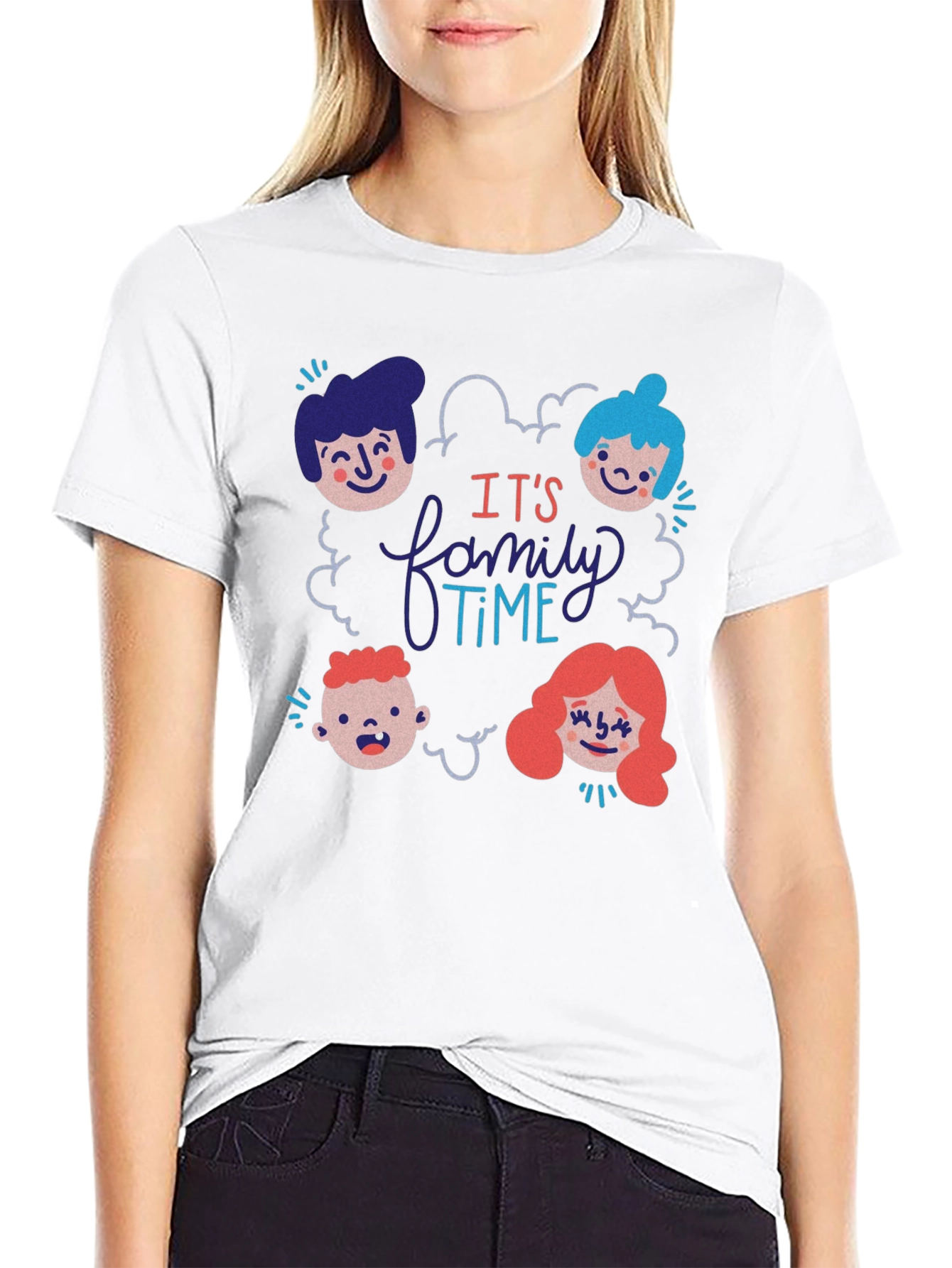 Black Family Time T-Shirt: Fun & Comfortable view 9