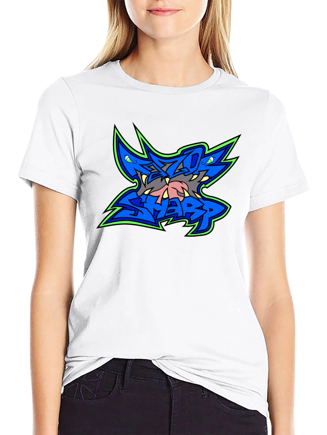 Black Cool Black T-Shirt with Unique Graphic view 9