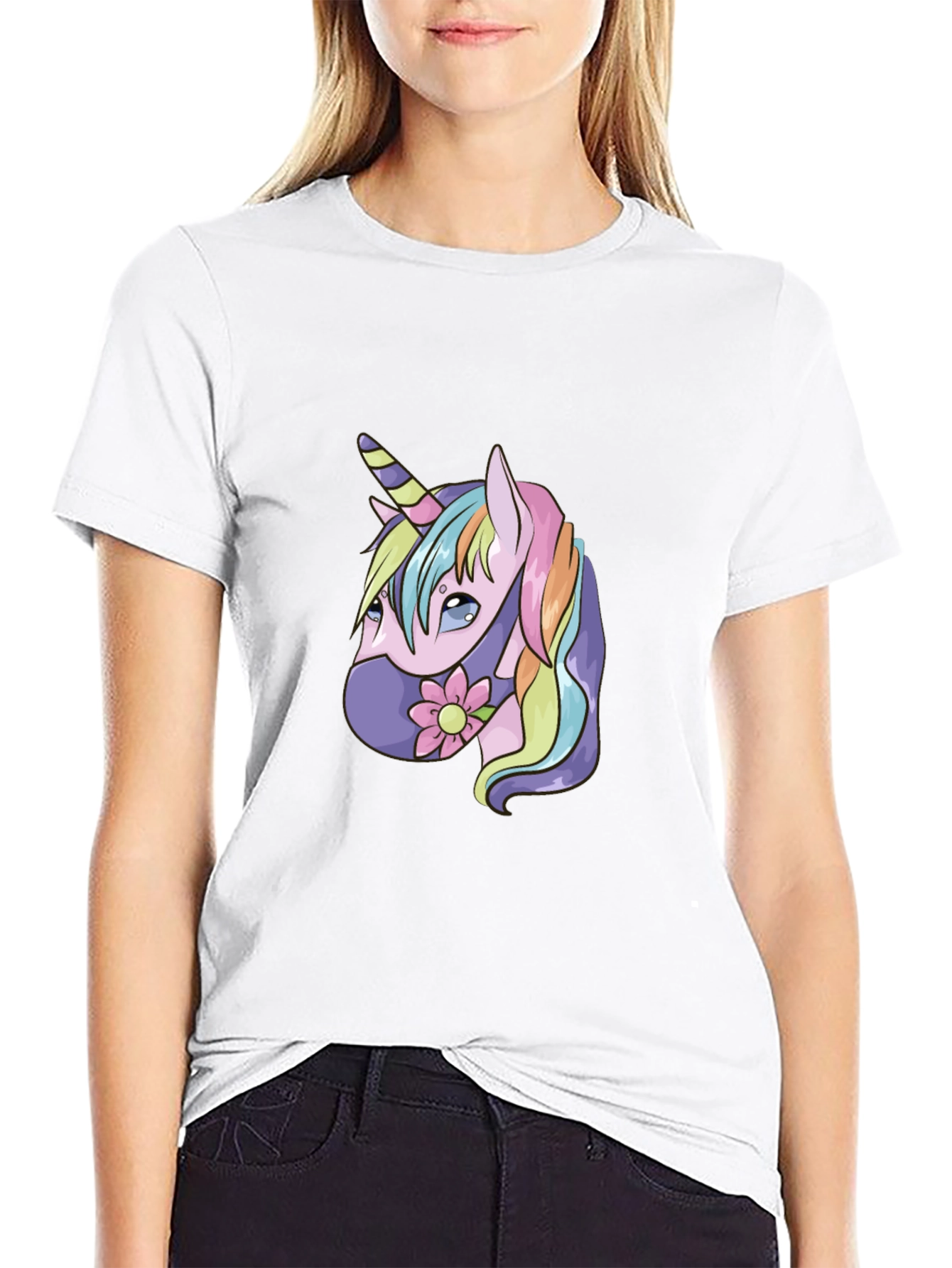 Black Unicorn Graphic T-Shirt - Stylish and Fun view 9