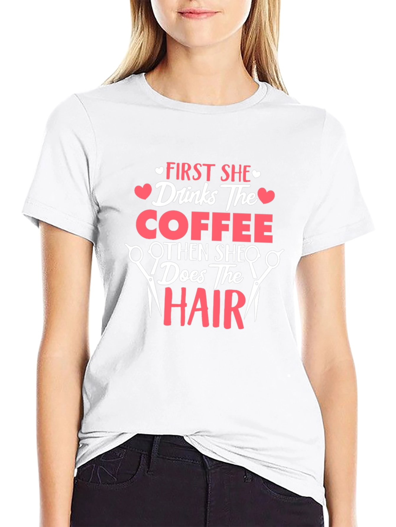 Black Coffee & Hair Stylist T-Shirt view 9
