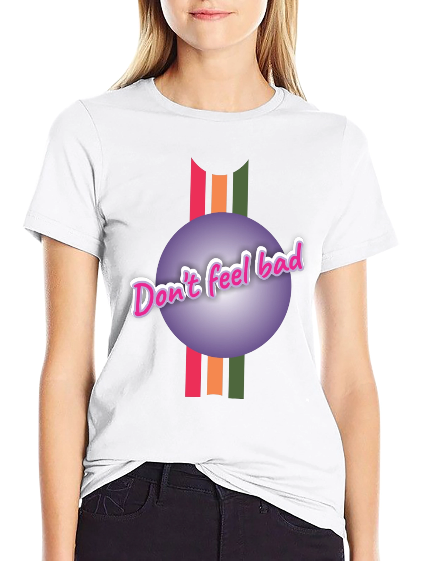 Black Don't Feel Bad Graphic Tee - Comfort Fit view 9