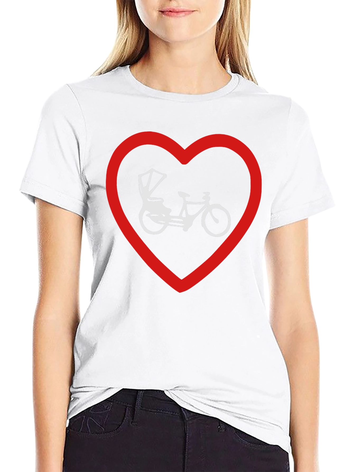 Black Heart Rickshaw Graphic Tee - Stylish Black T-Shirt view 9