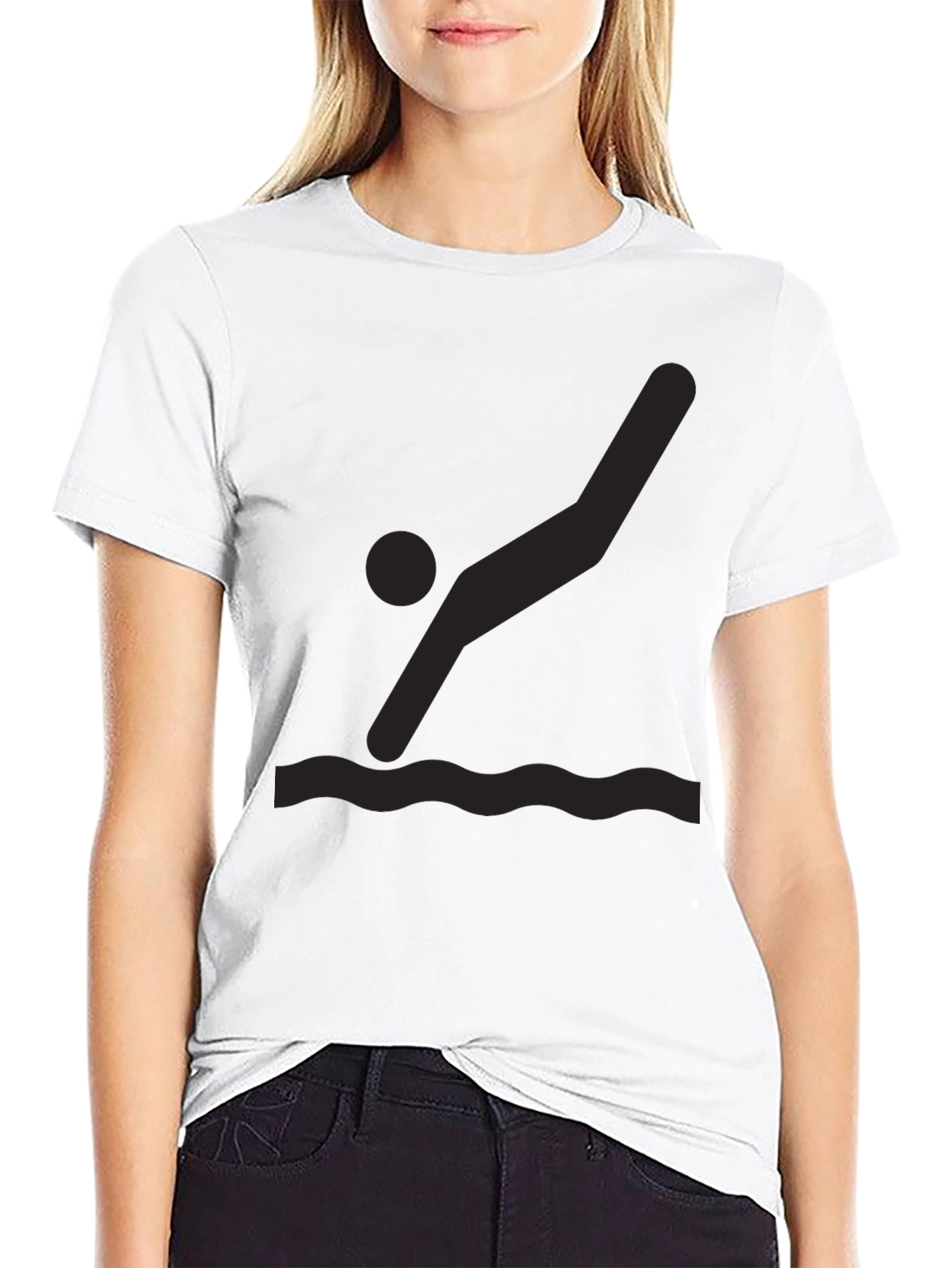 Diver Graphic Tee - Men's Black T-Shirt - 9