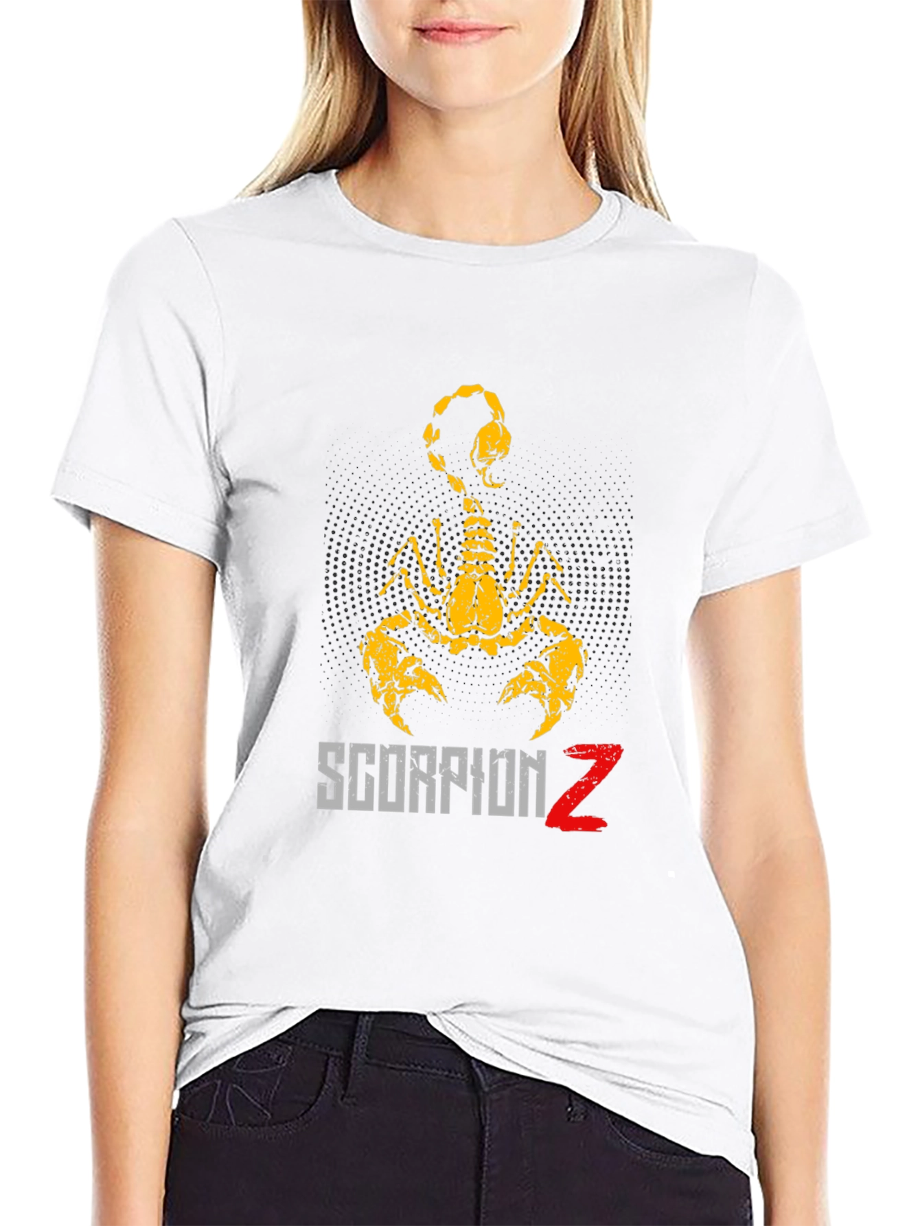 Black Scorpion Z Graphic T-Shirt - Black view 9