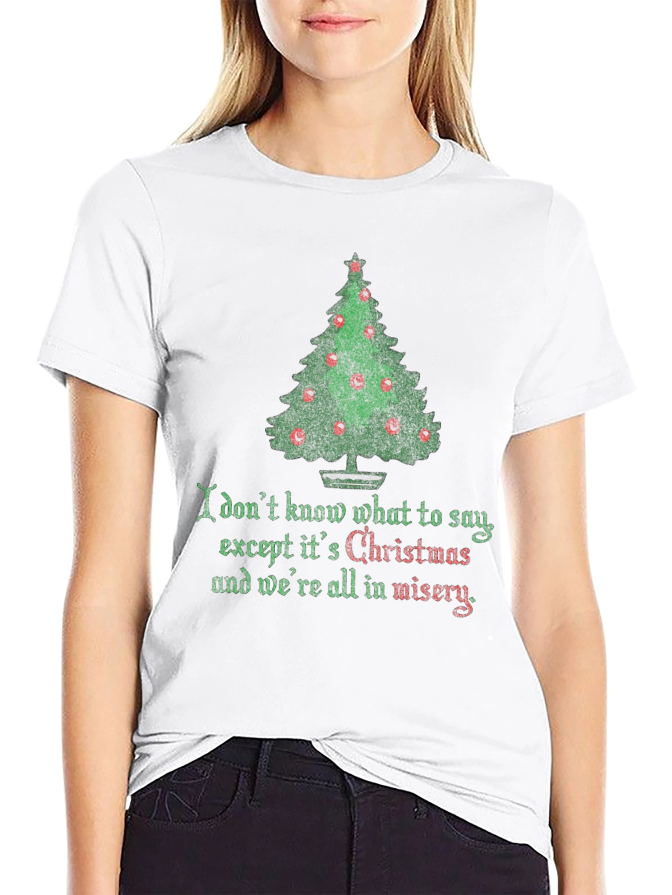 Christmas Misery T-Shirt - Funny Holiday Tee - 9