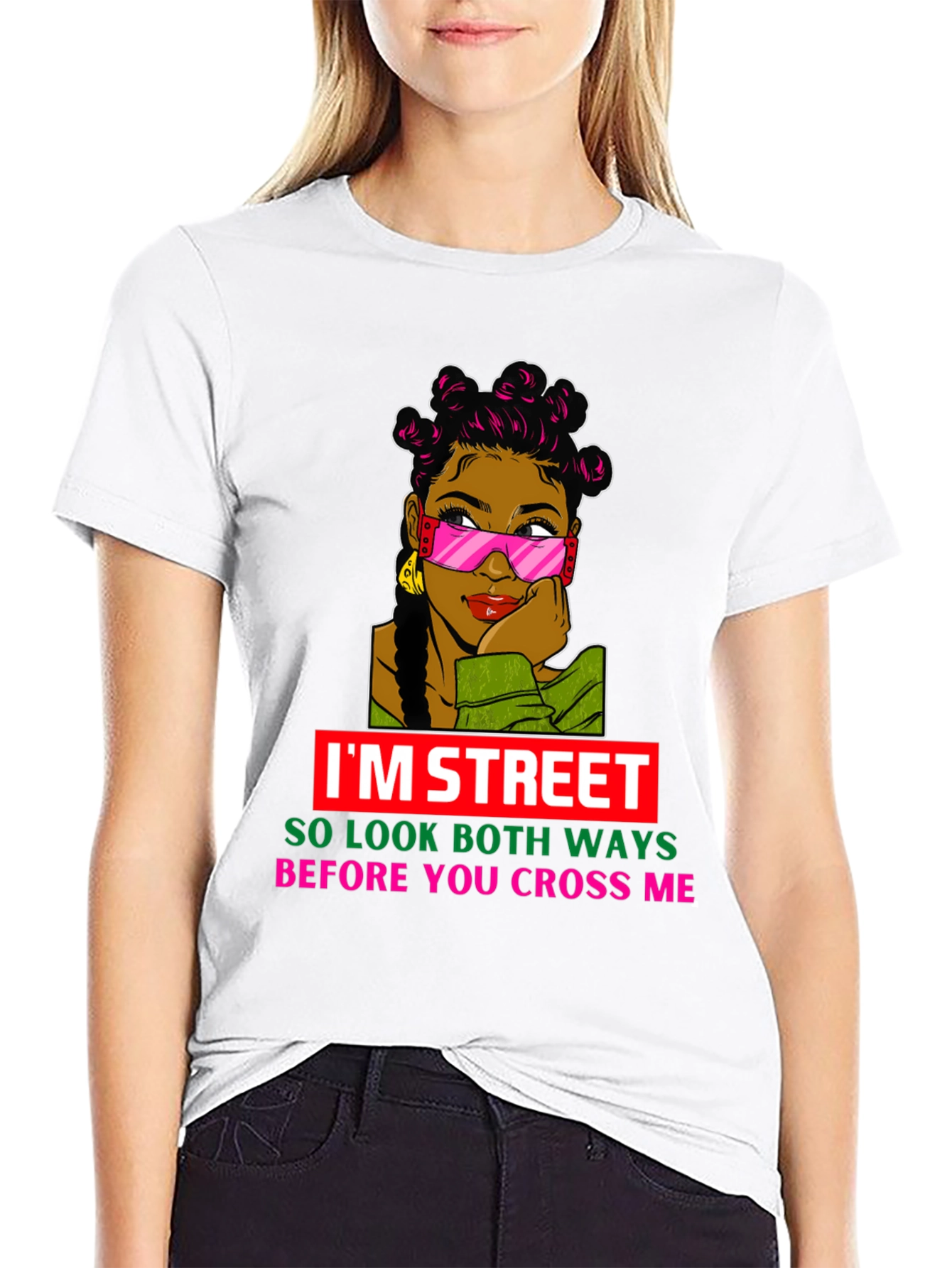 Black I'm Street Graphic Tee view 9