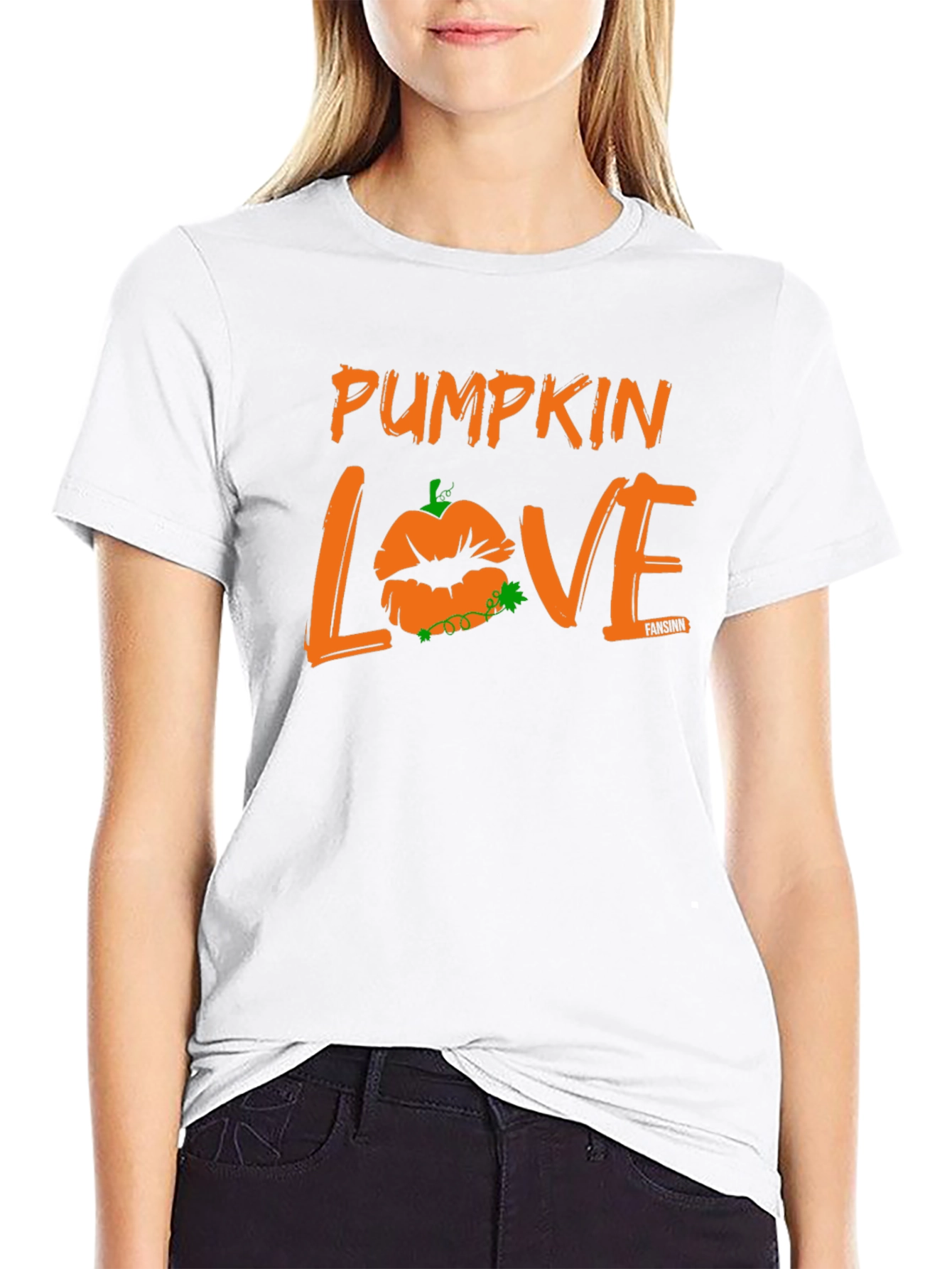 Black Pumpkin Love Graphic Tee view 9