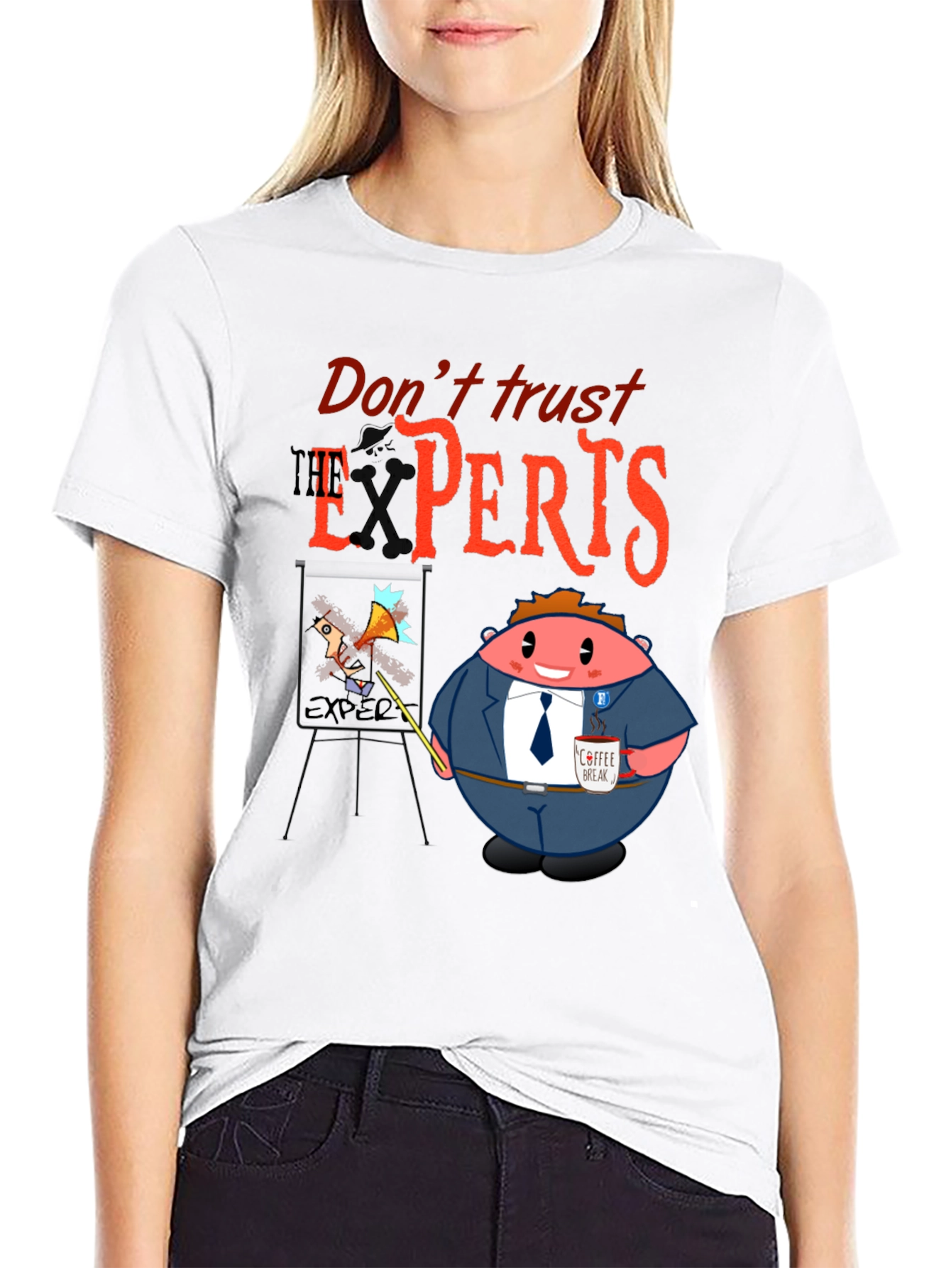 Black Don't Trust Experts Graphic Tee view 9