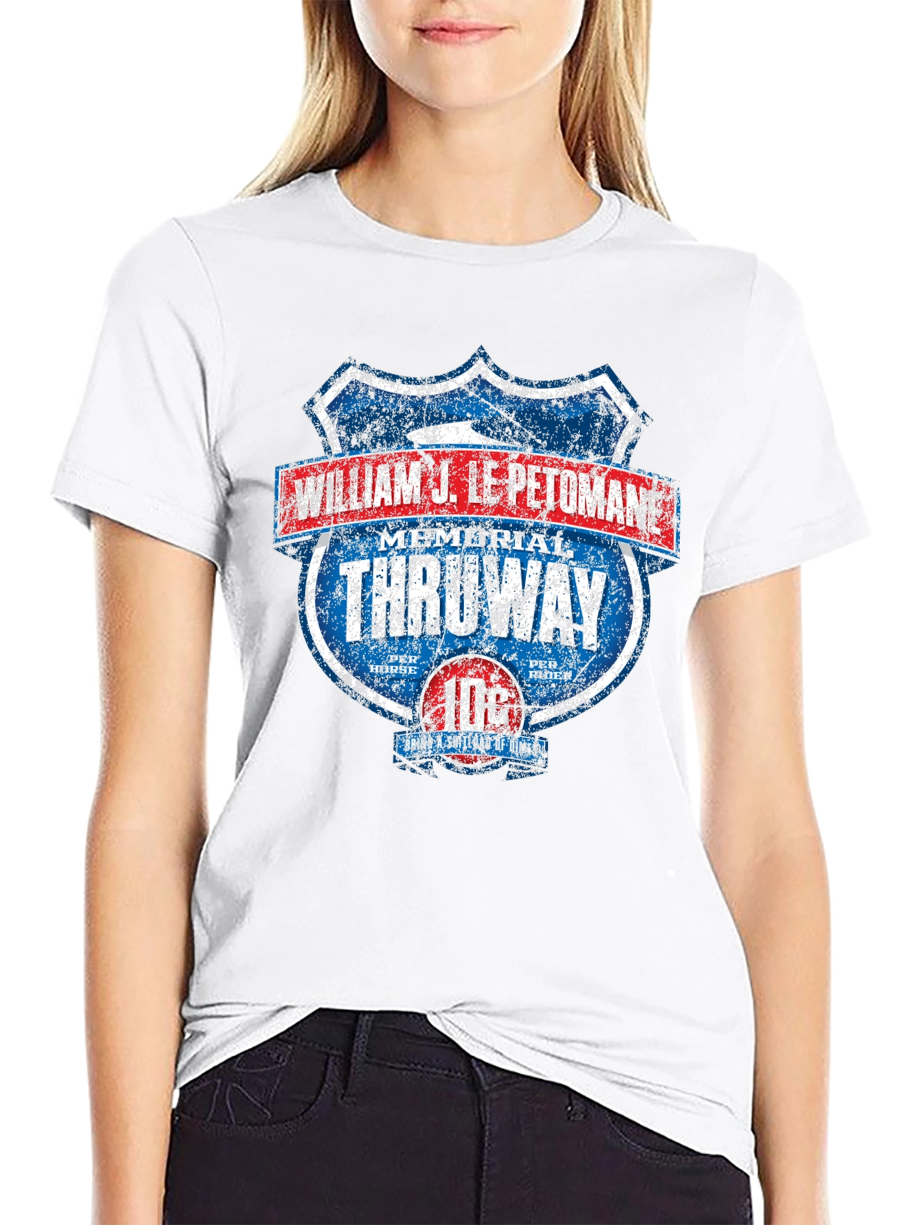 Black William J. Le Petomane Throway Memorial Graphic T-Shirt view 9
