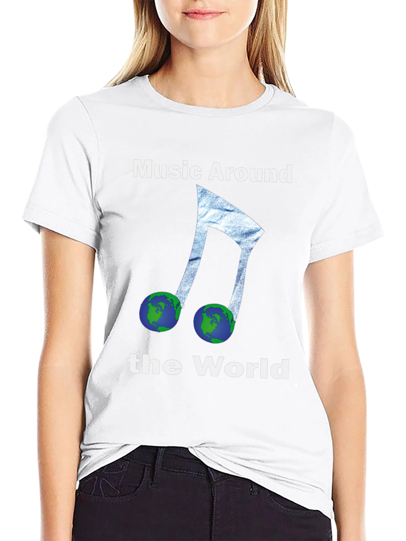 Black Music Around the World Graphic Tee view 9