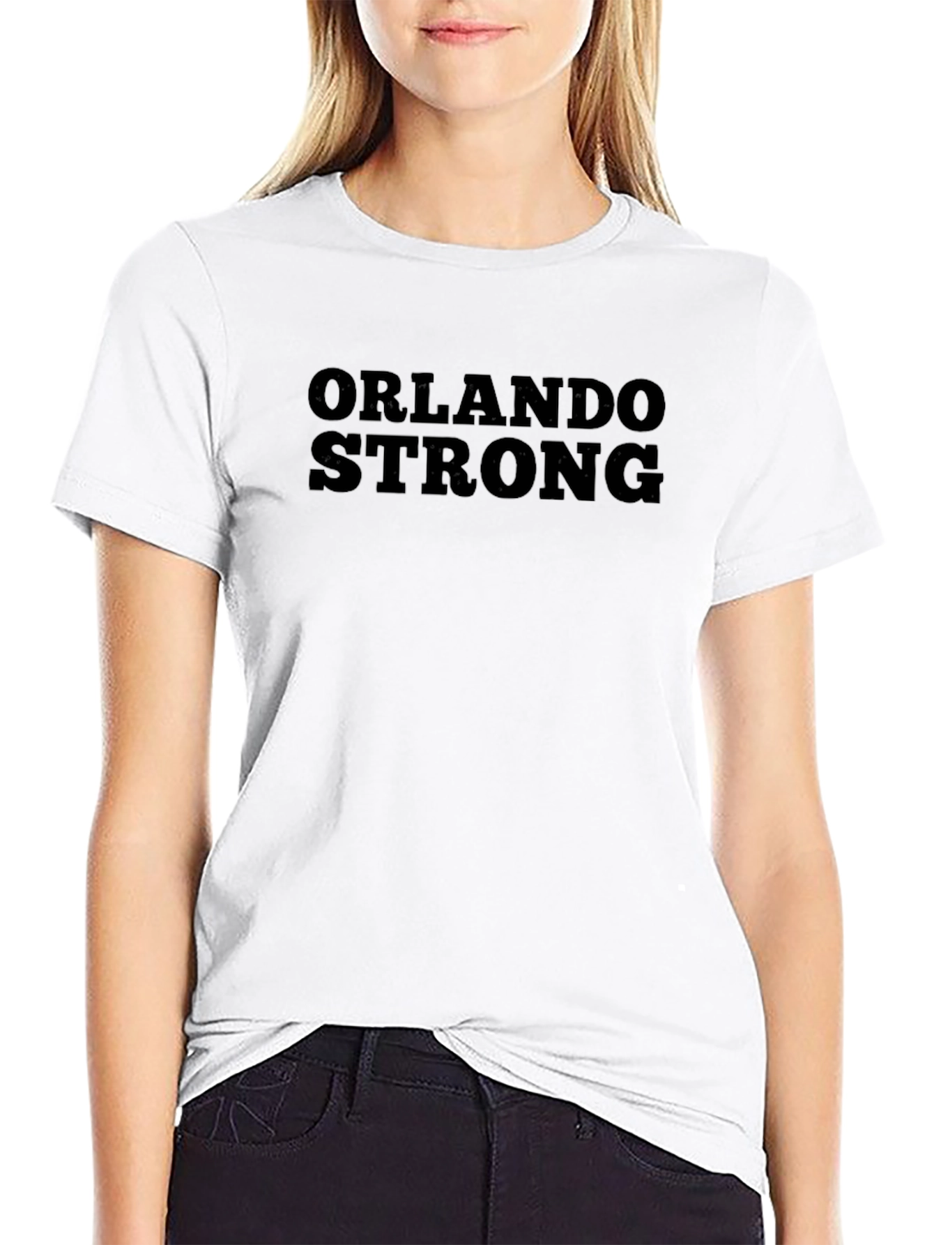 Black Orlando Strong T-Shirt view 9
