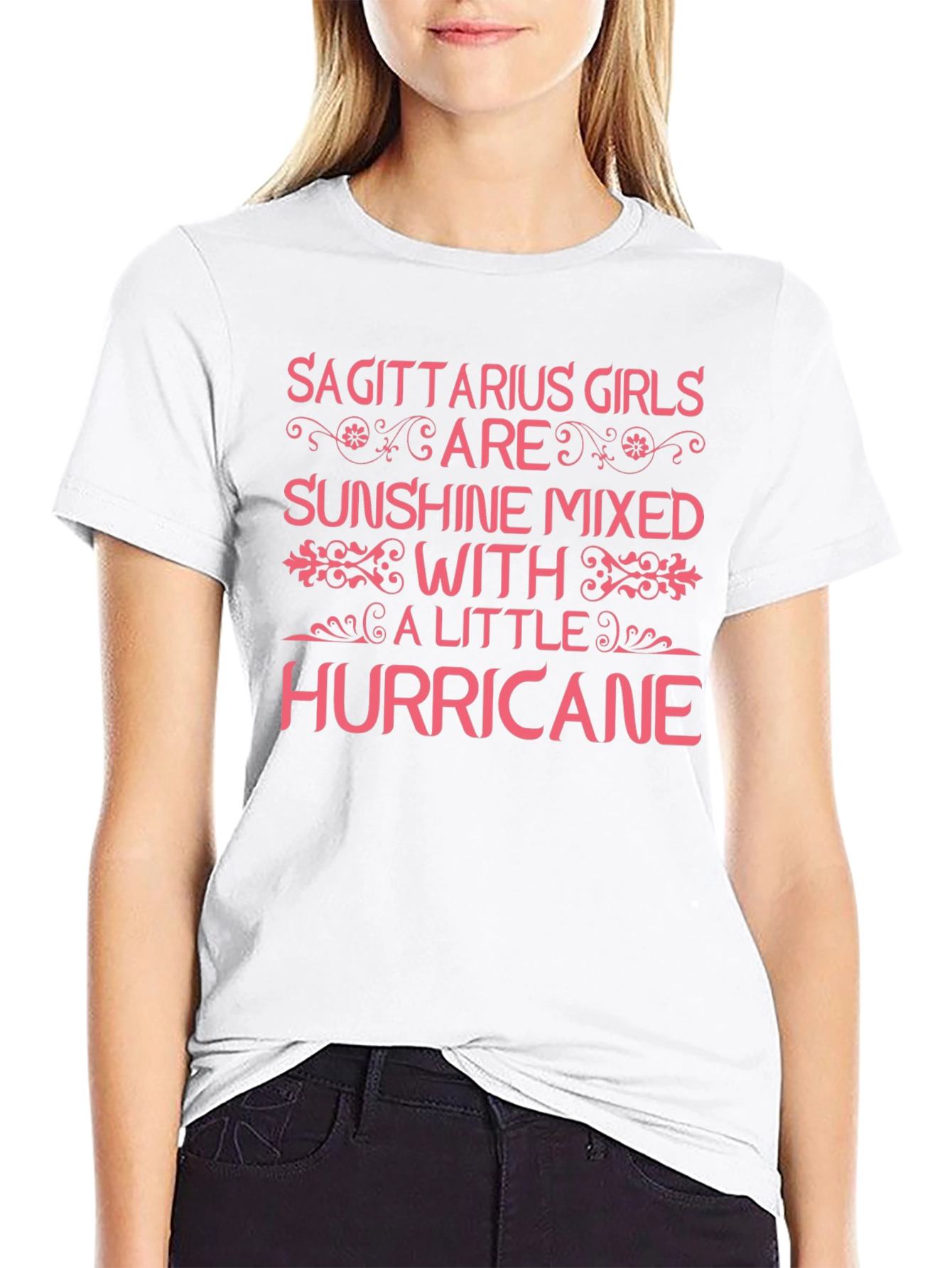 Sagittarius Girls T-Shirt - Sunshine Mixed With Hurricane - 9