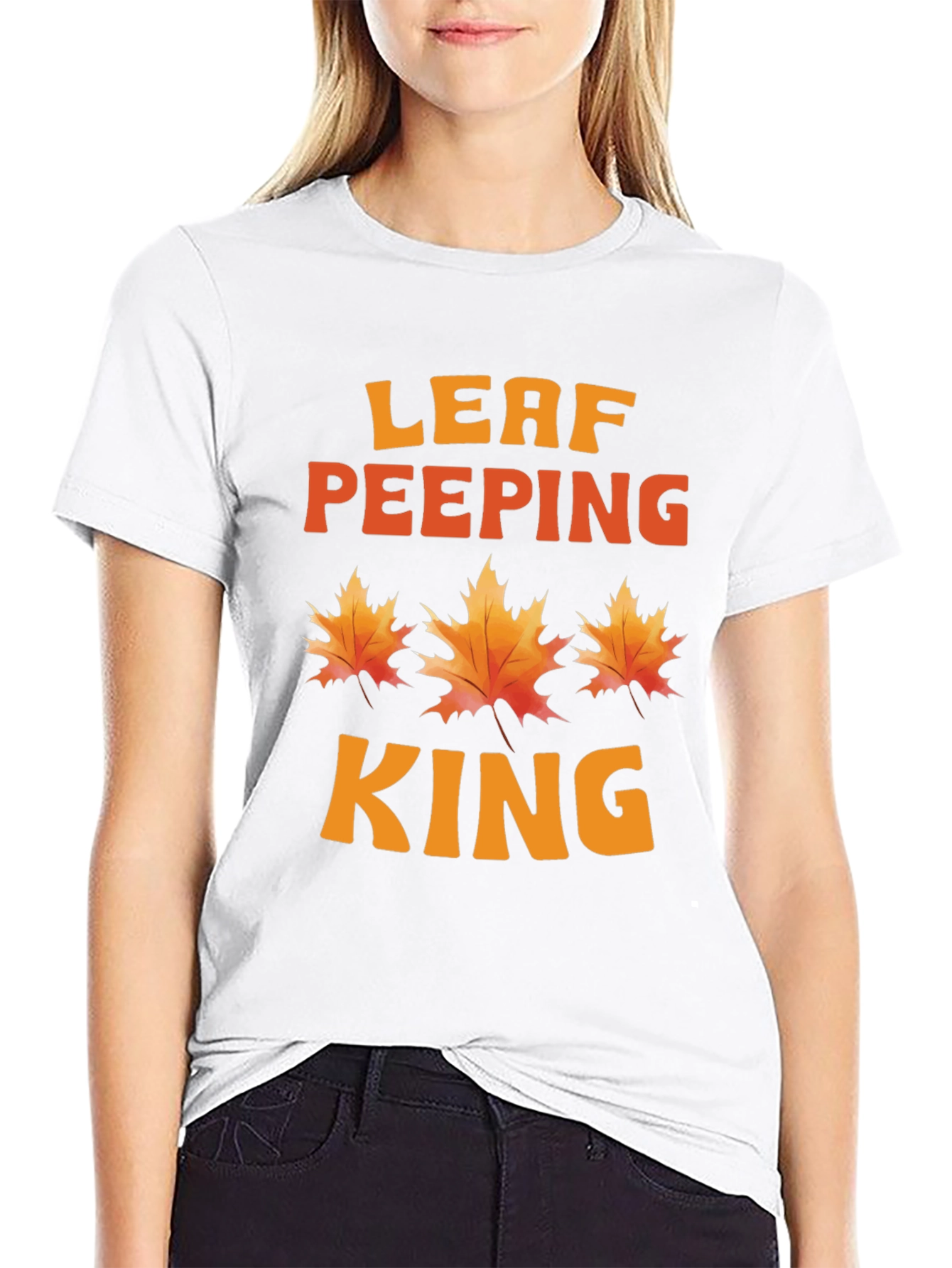 Leaf Peeping King T-Shirt - Autumn Season - 9