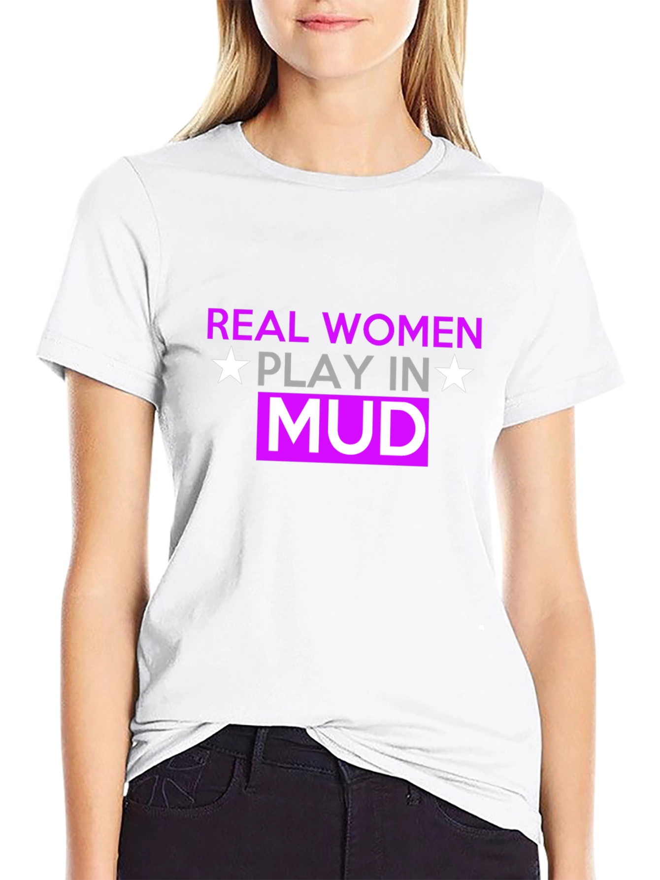 Black Real Women Play In Mud T-Shirt view 9