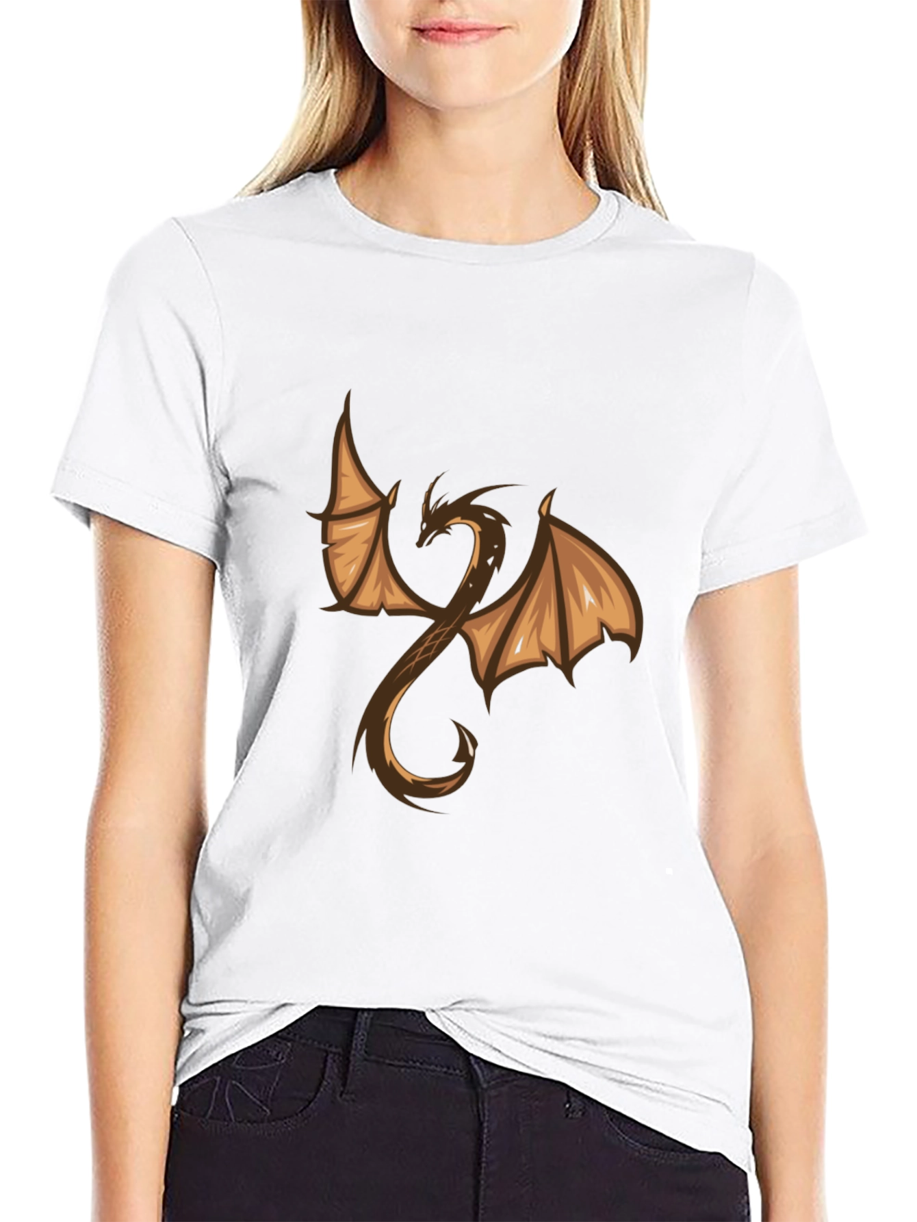 Black Dragon Graphic Black Tee view 9