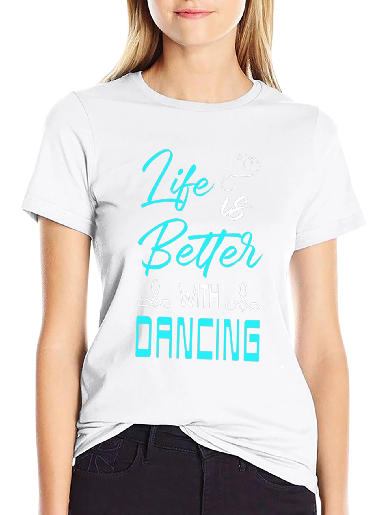 Black Life is Better with Dancing Graphic Tee view 9