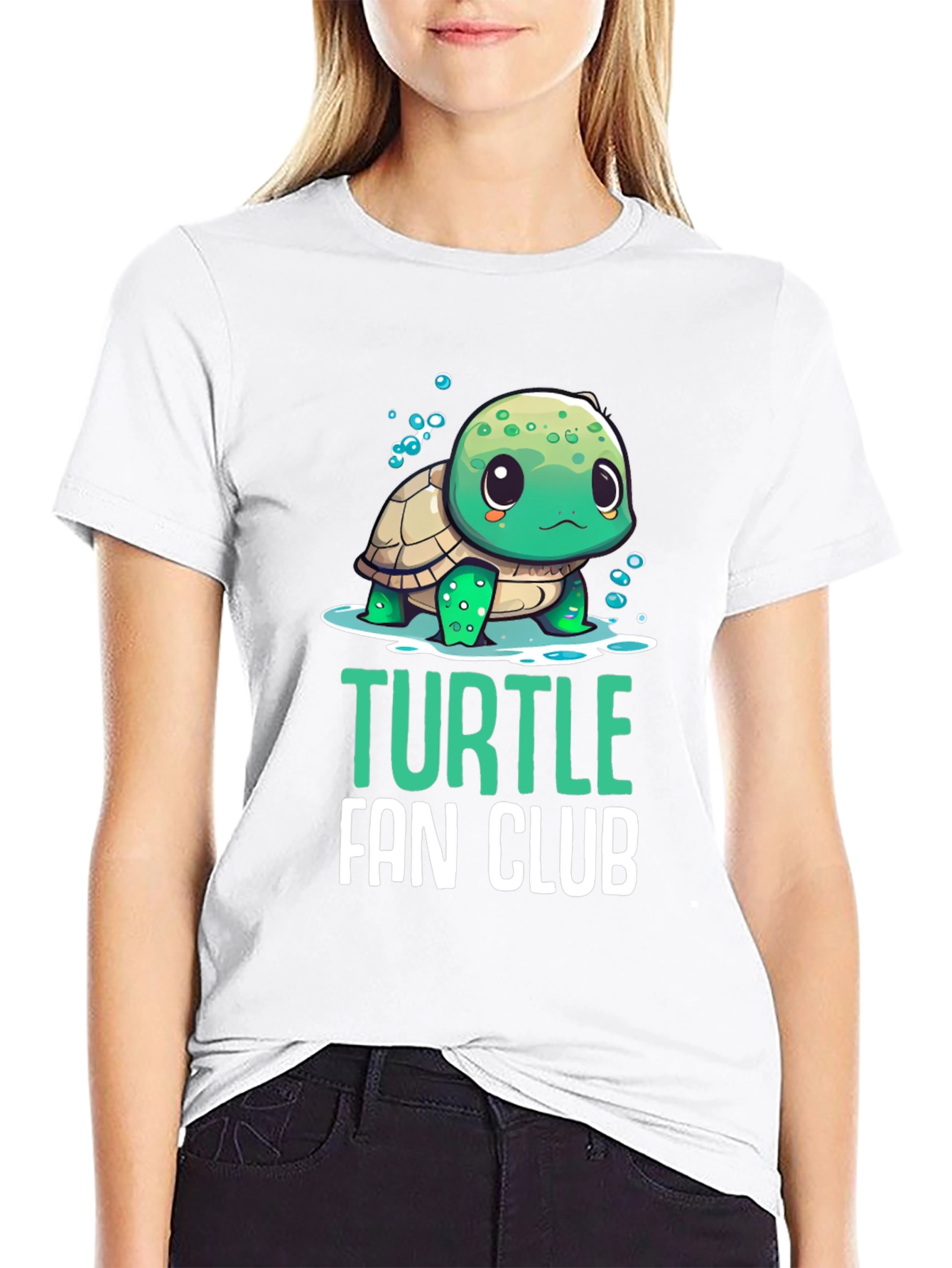 Black Turtle Fan Club Black T-Shirt view 9