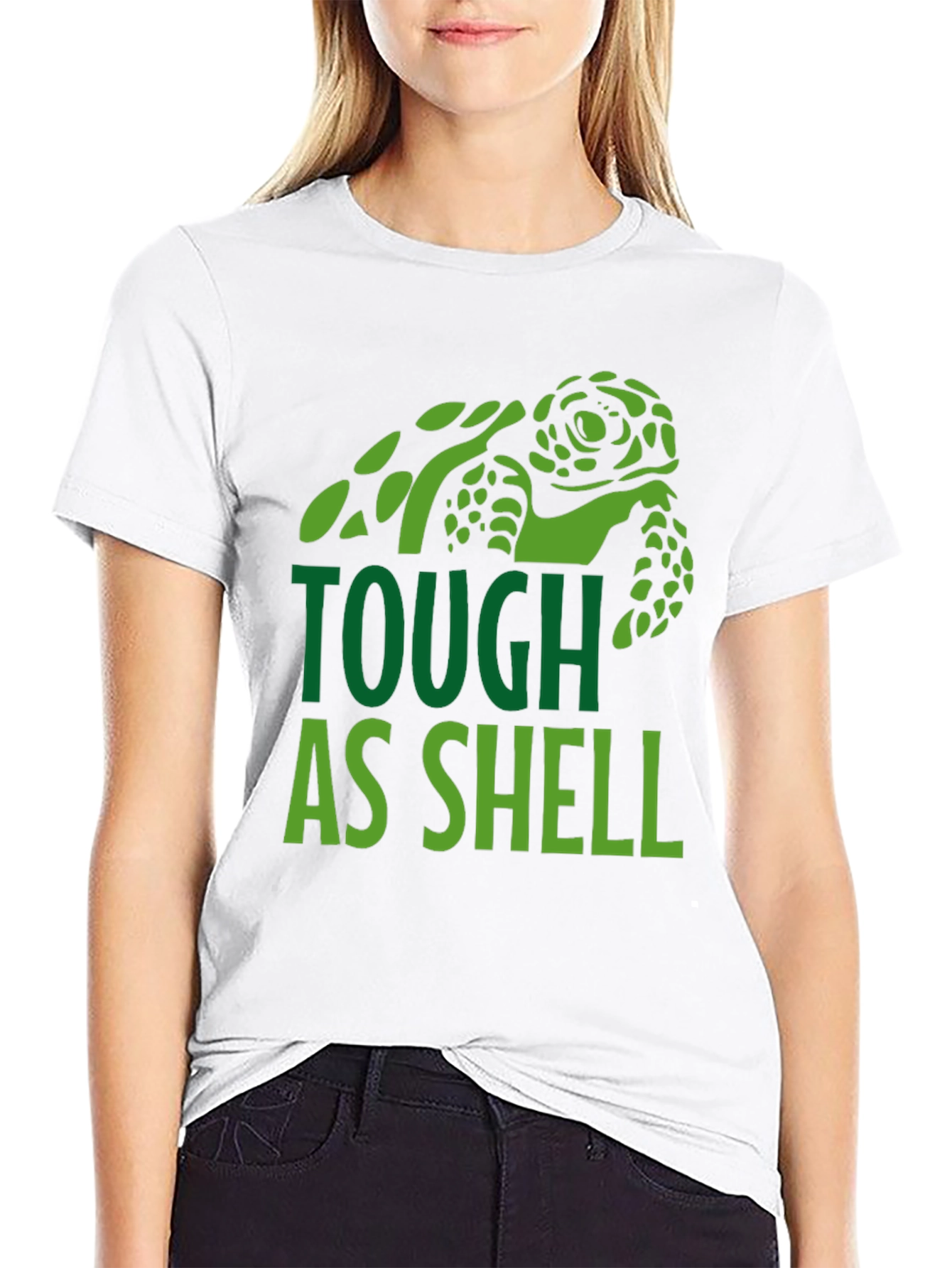 Black Tough As Shell Turtle Graphic Tee - Comfort Fit view 9