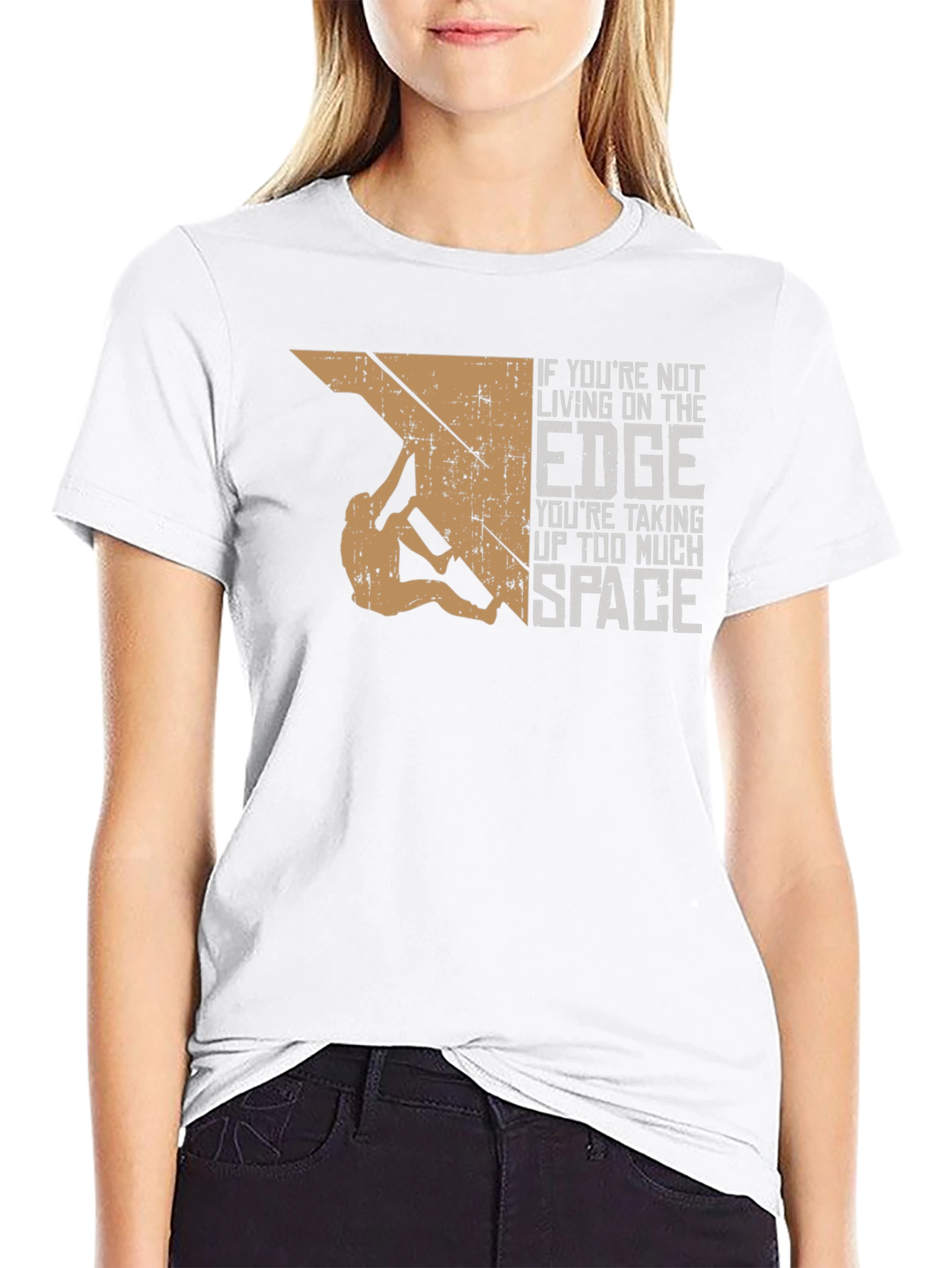Black Climbing Edge Graphic T-Shirt view 9