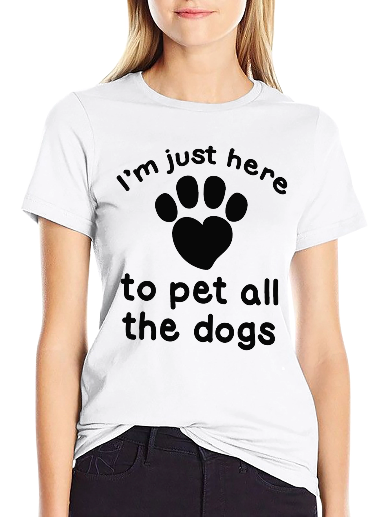 Black Pet All the Dogs Graphic Tee - Black Casual T-Shirt view 9