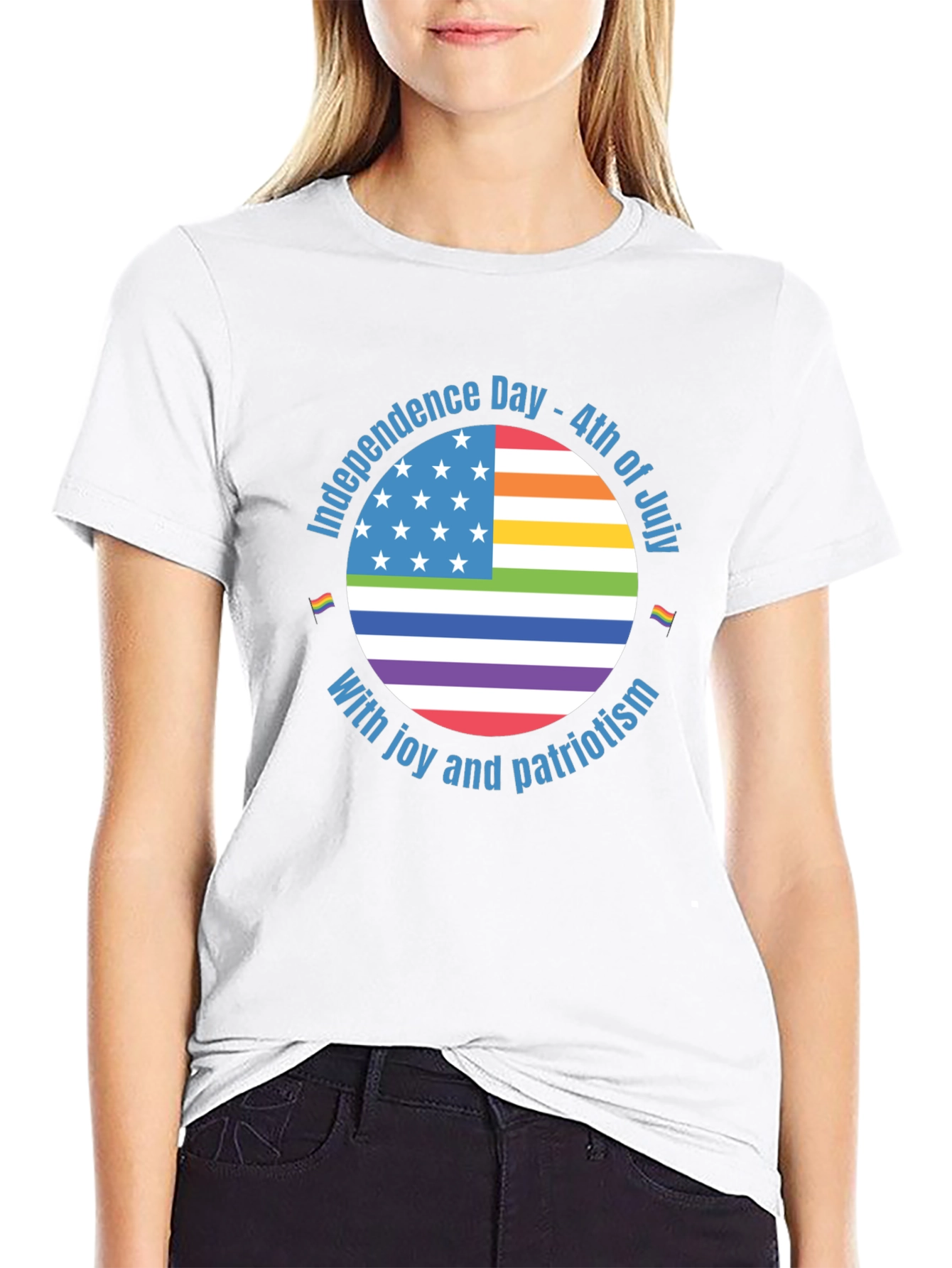 Black Patriotic Pride T-Shirt - Independence Day view 9