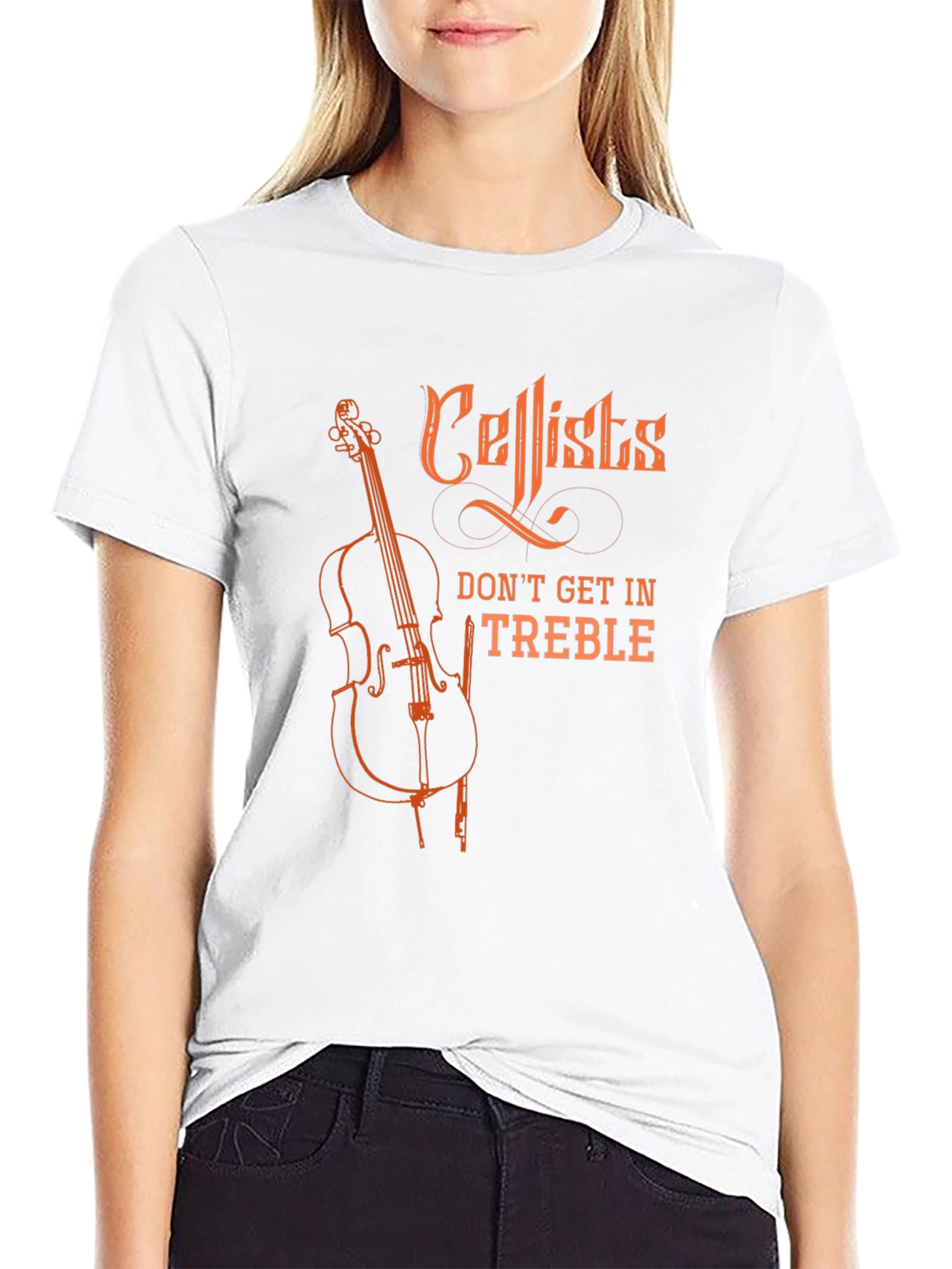 Black Cellists Don't Get in Treble T-Shirt view 9