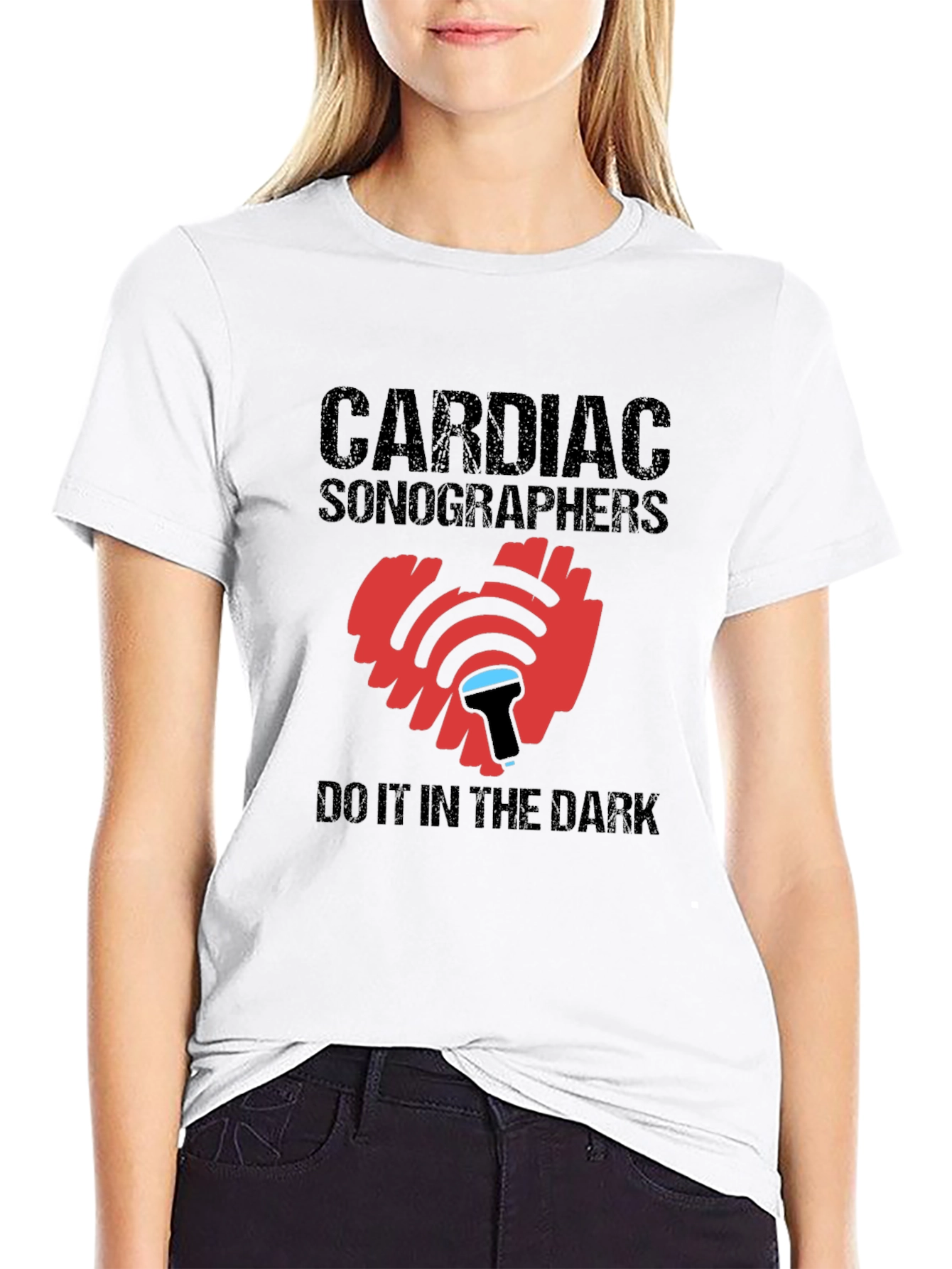 Cardiac Sonographer T-Shirt Heart Ultrasound Tee - 9