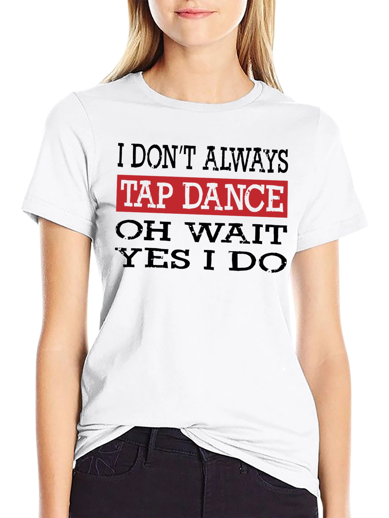 Black Funny Tap Dance T-Shirt view 9