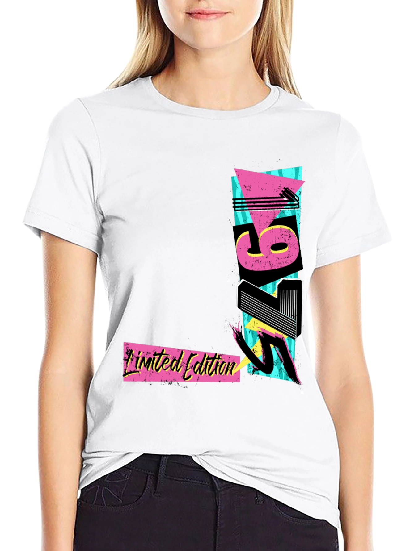 Black Limited Edition 1975 Retro T-Shirt view 9