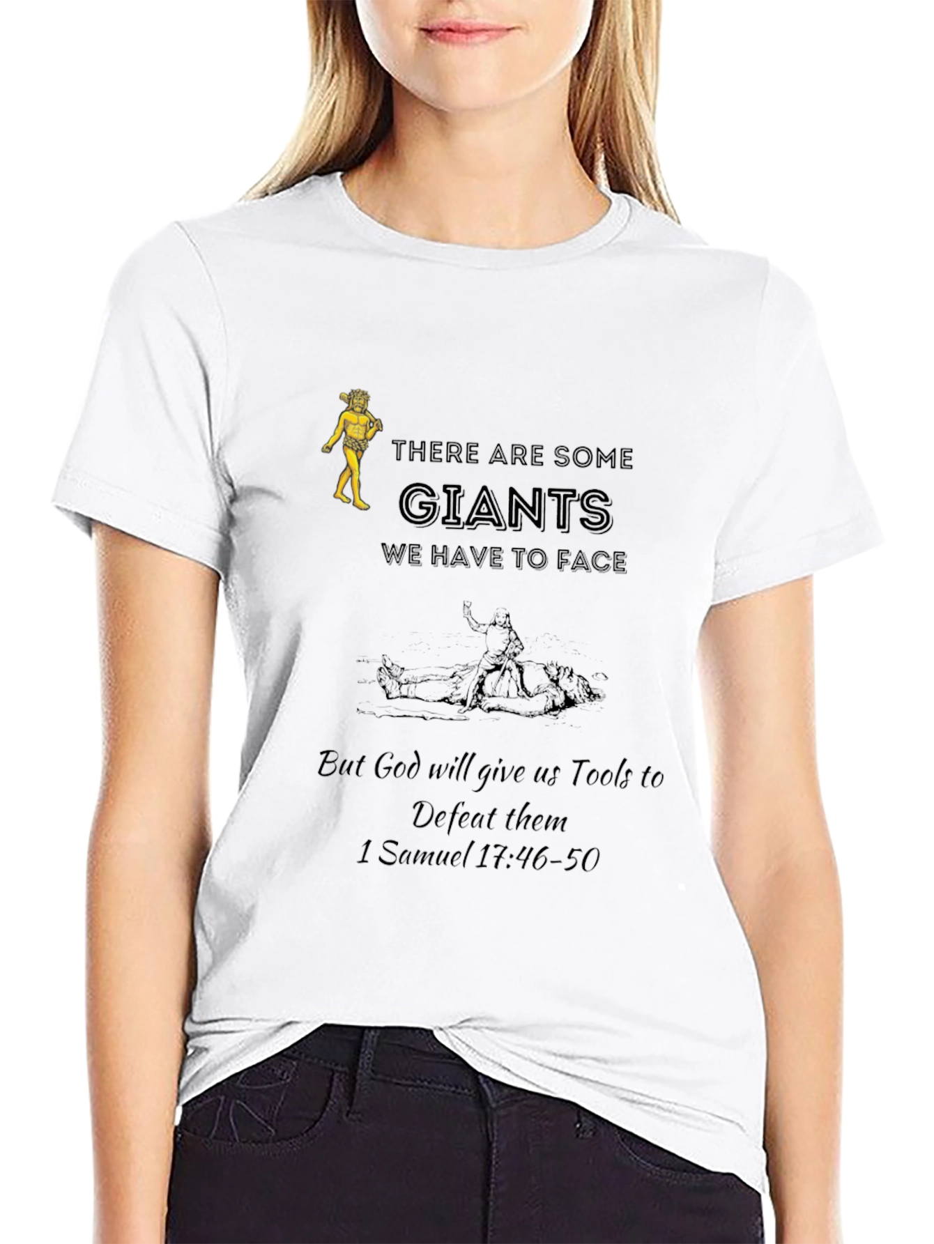Giants We Face T-Shirt - Christian Apparel - 9