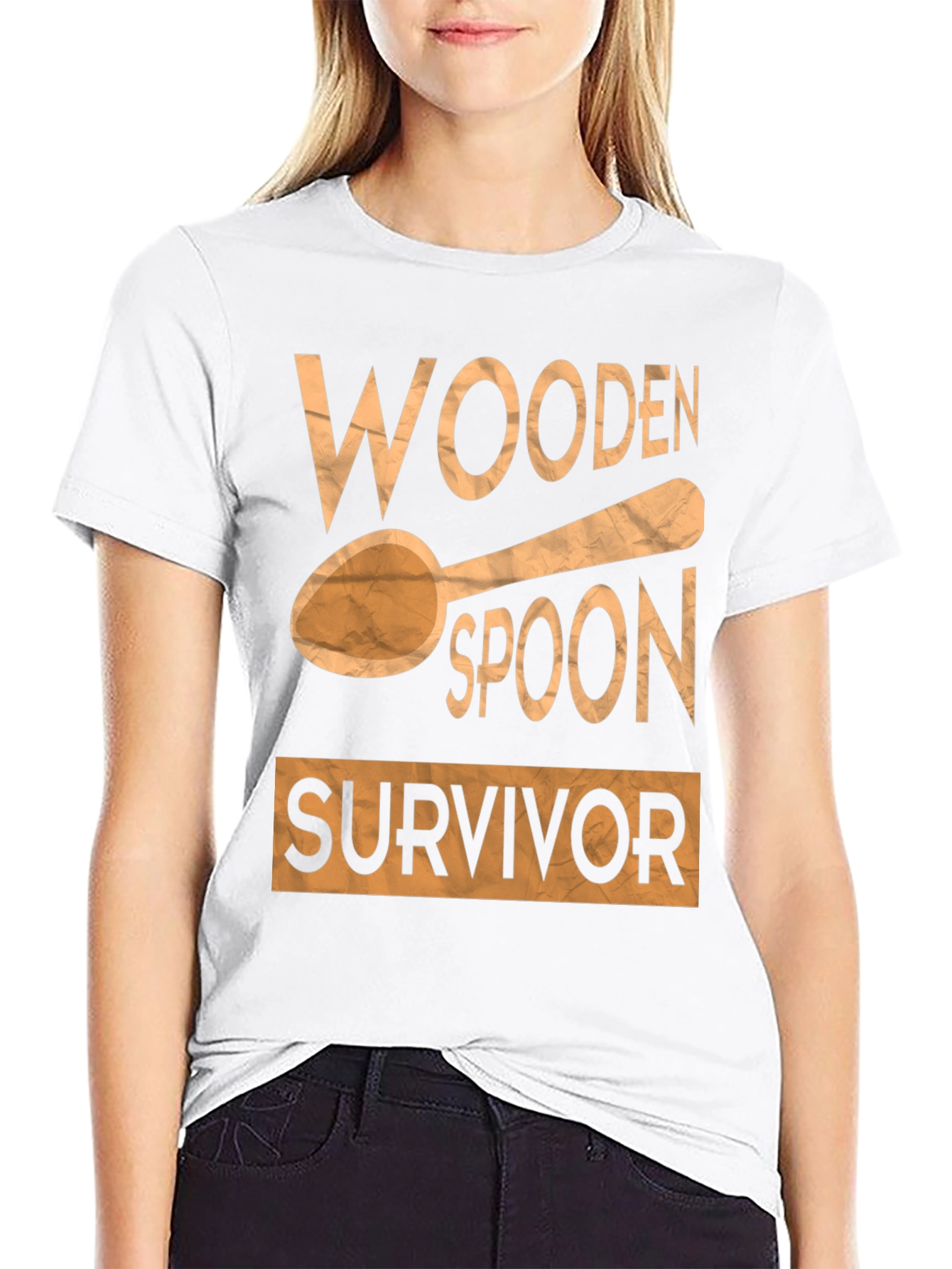 Black Wooden Spoon Survivor Graphic T-Shirt view 9