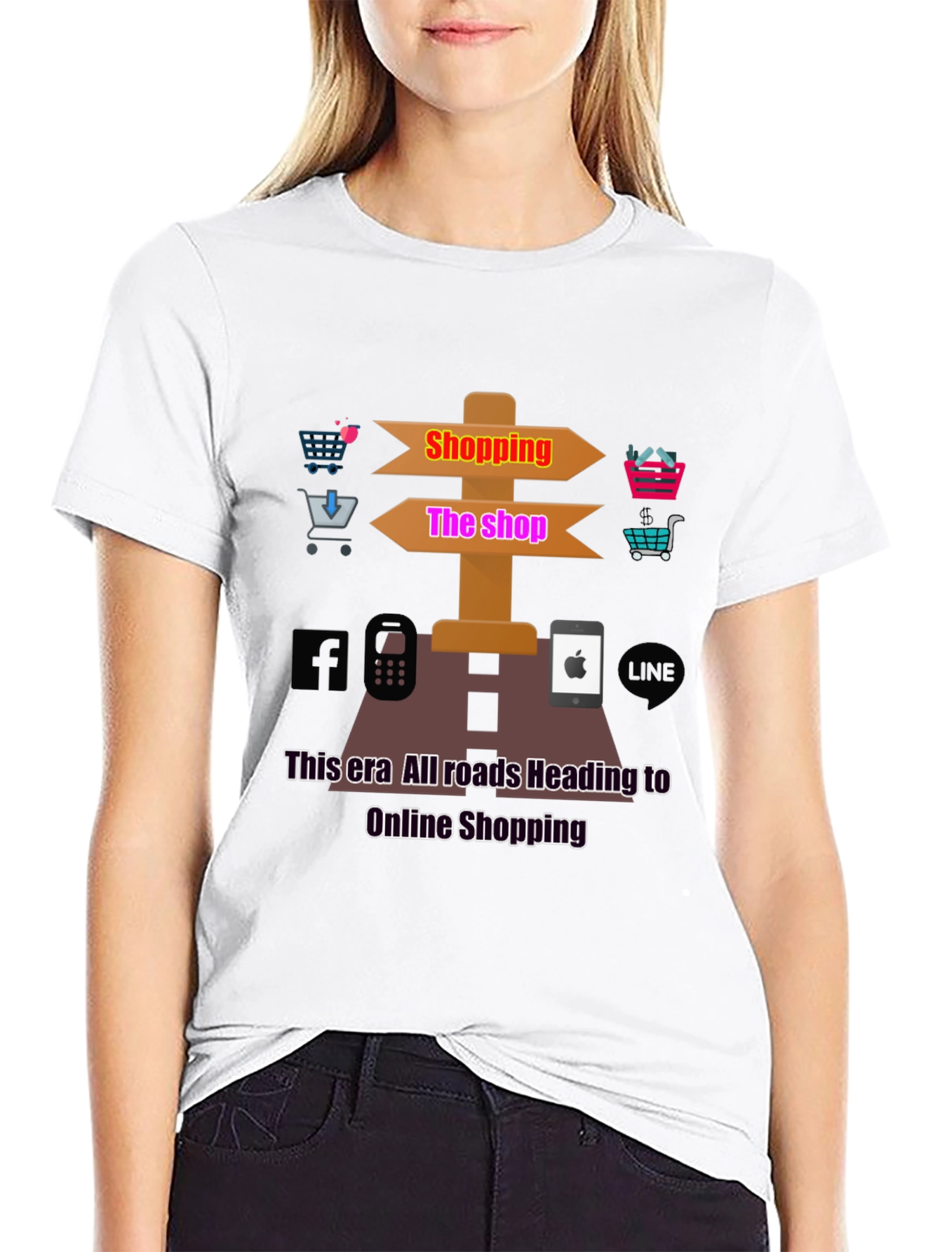 Online Shopping T-Shirt - 9