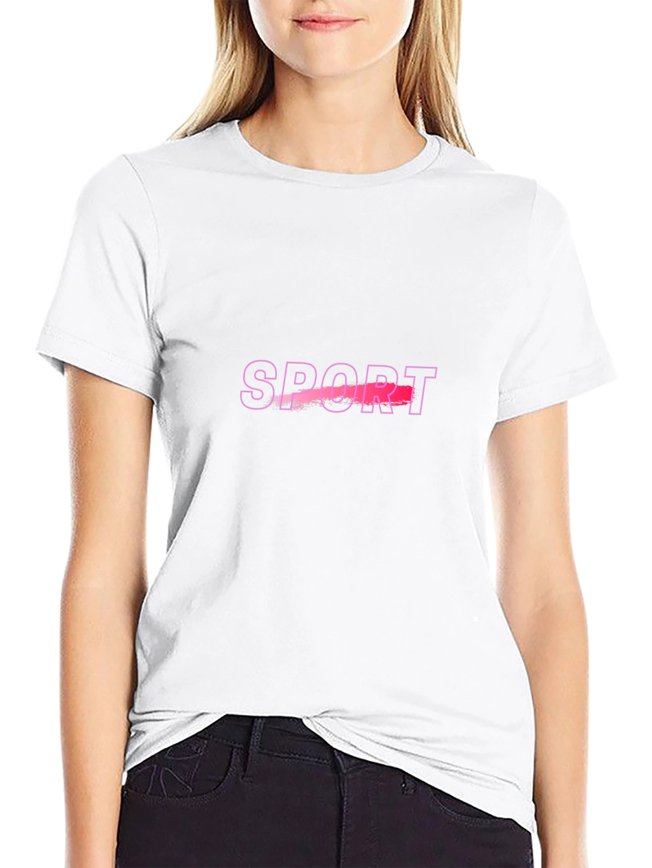 Sport Graphic Black T-Shirt - 9