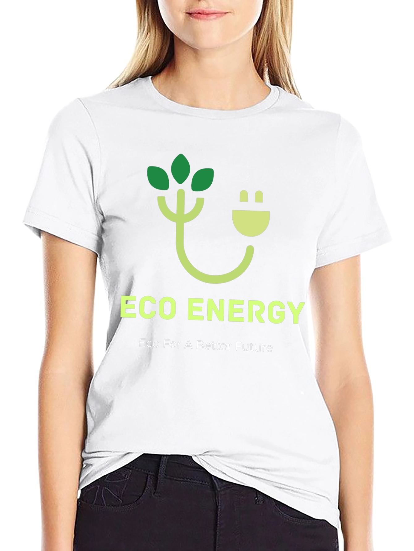 Black Eco Energy Graphic Tee view 9