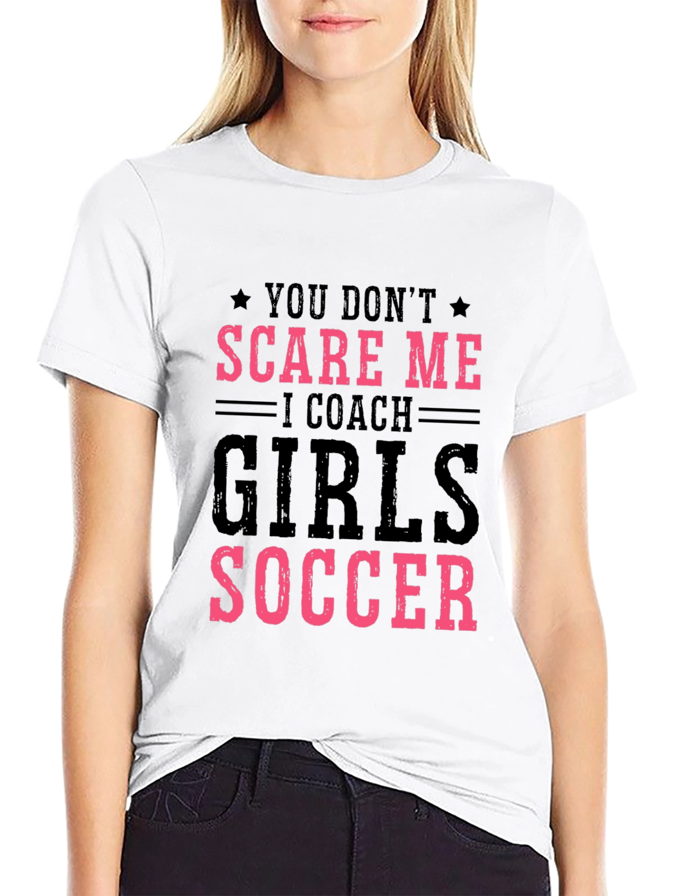 Funny Girls Soccer Coach T-Shirt - 9