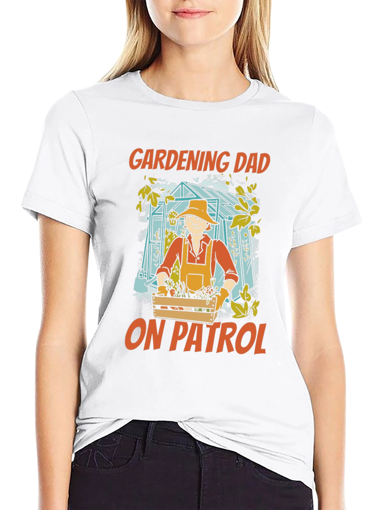 Gardening Dad on Patrol T-Shirt - Gardener Gift - 9