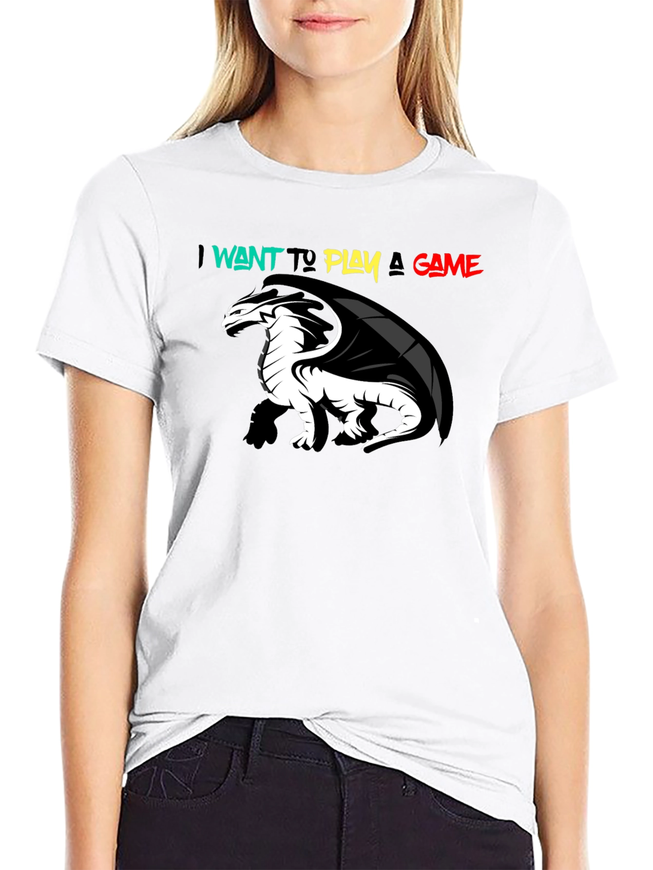 Black Dragon Game T-Shirt - Black view 9