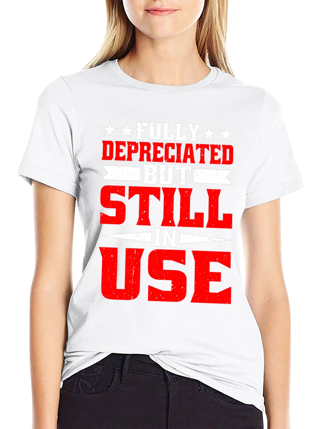 Black Fully Depreciated But Still In Use T-Shirt view 9