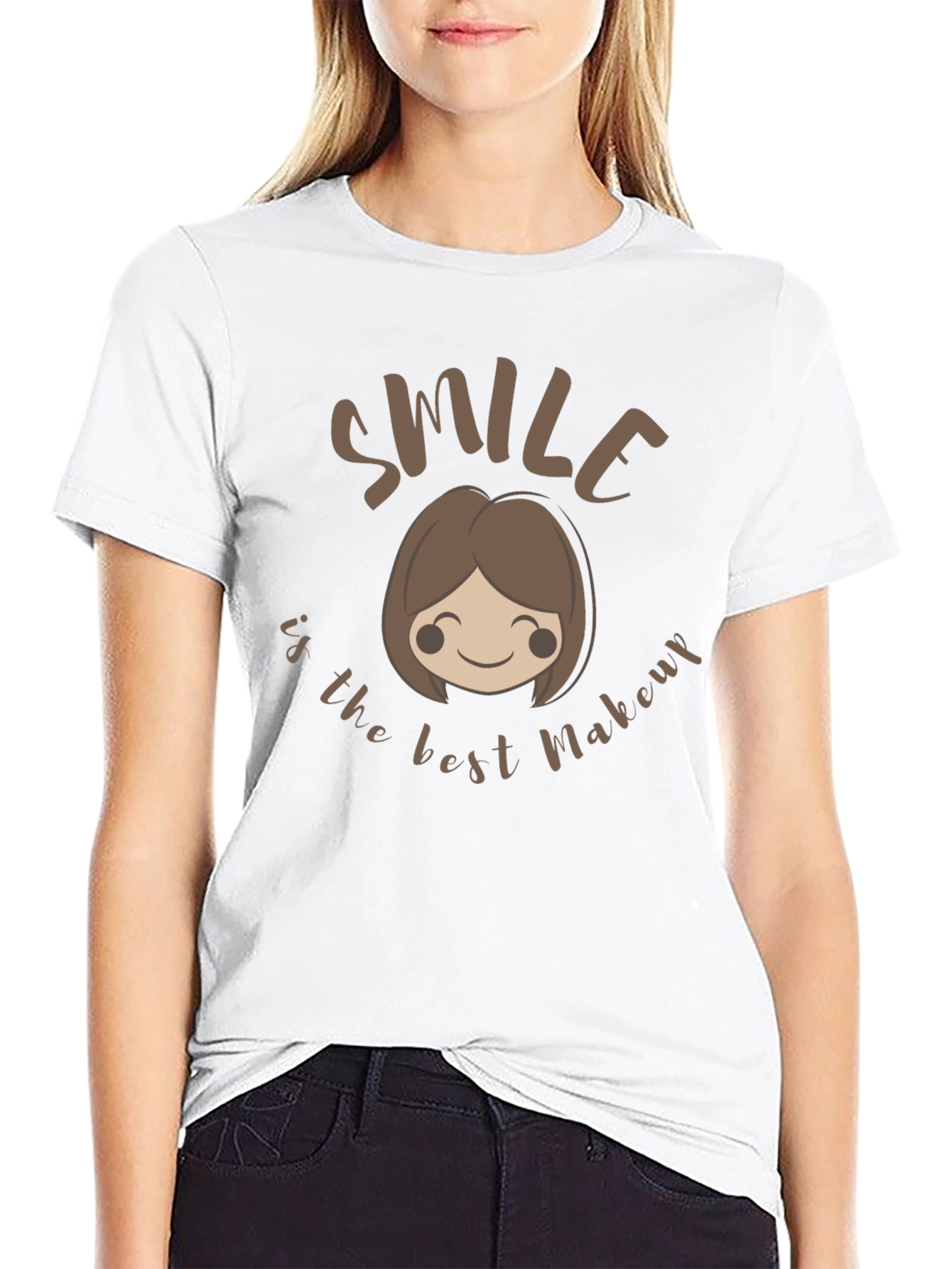 Black Smile is the Best Makeup Black T-Shirt view 9