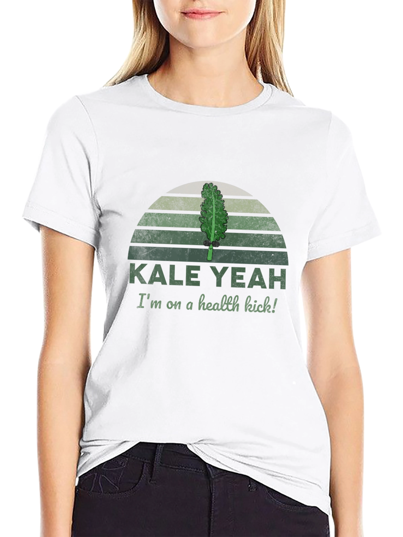 Black Kale Yeah! Health Kick Graphic Tee view 9