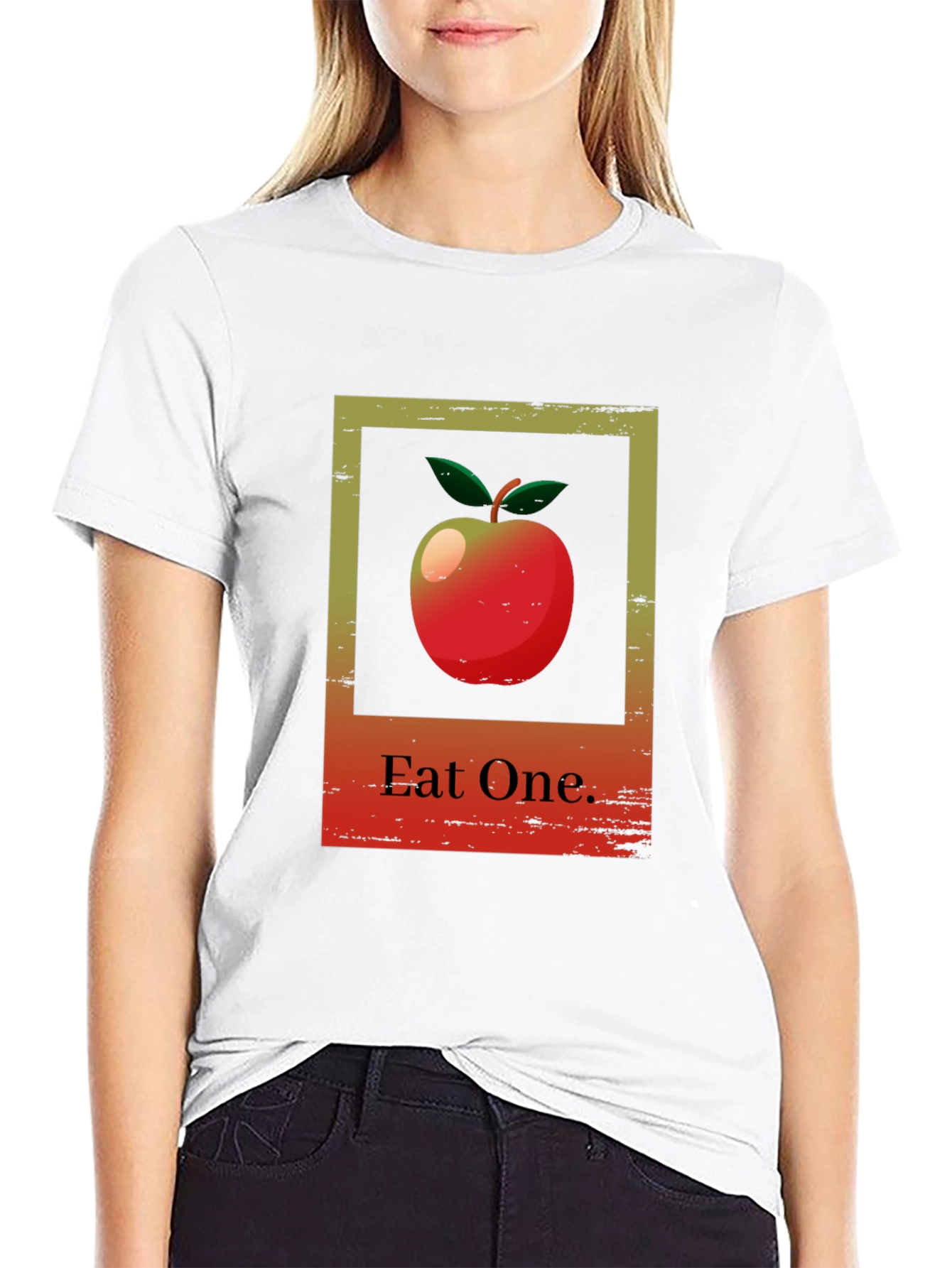 Eat One Apple Graphic T-Shirt - 9