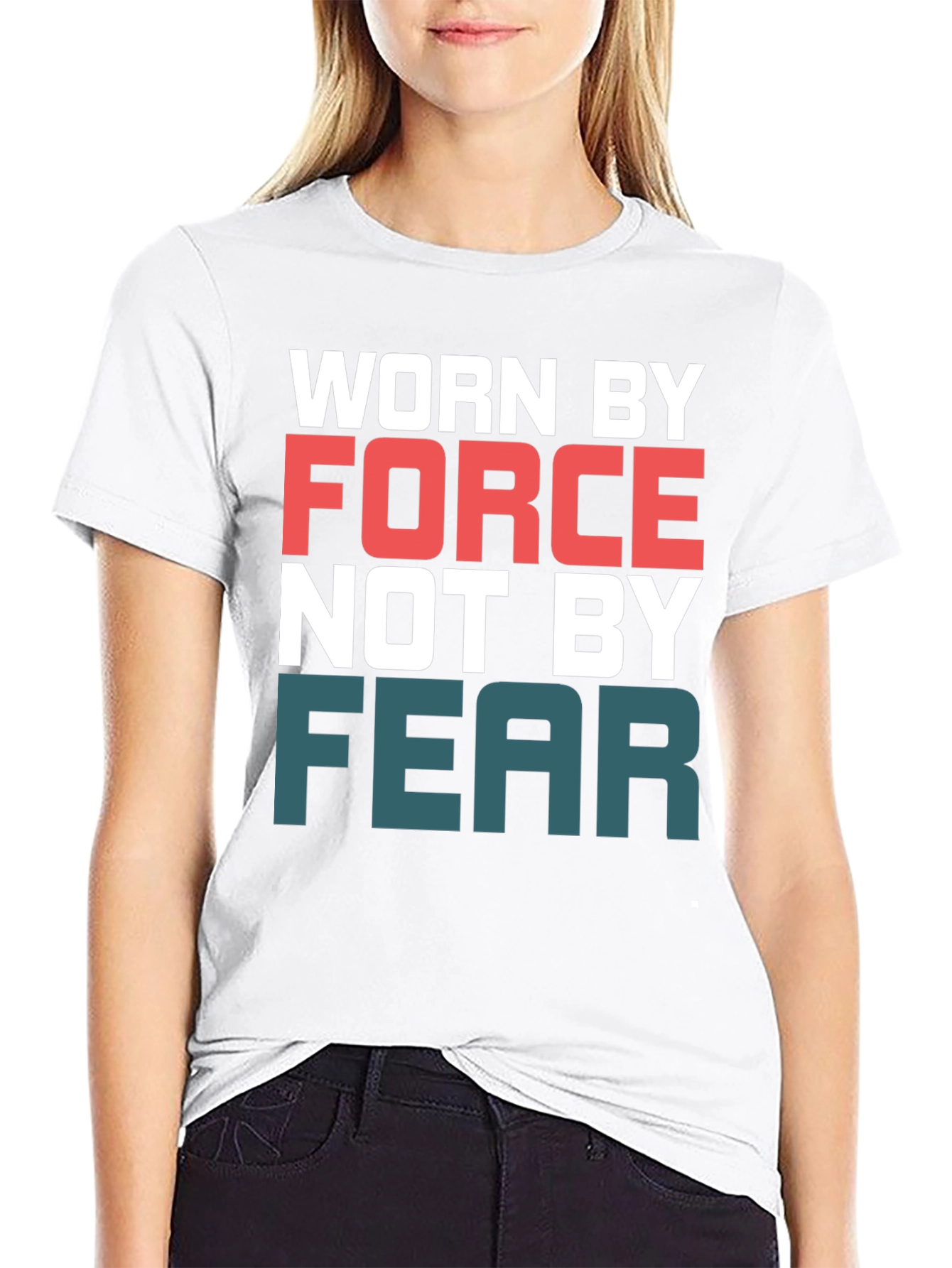 Black Worn by Force T-Shirt view 9