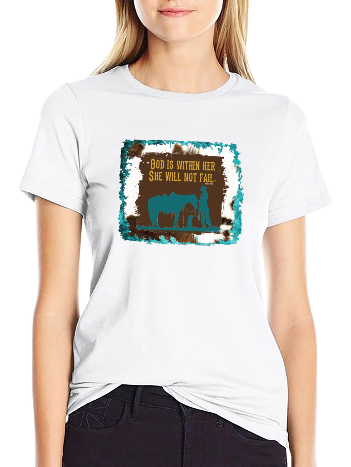 Black God Is Within Her T-Shirt view 9