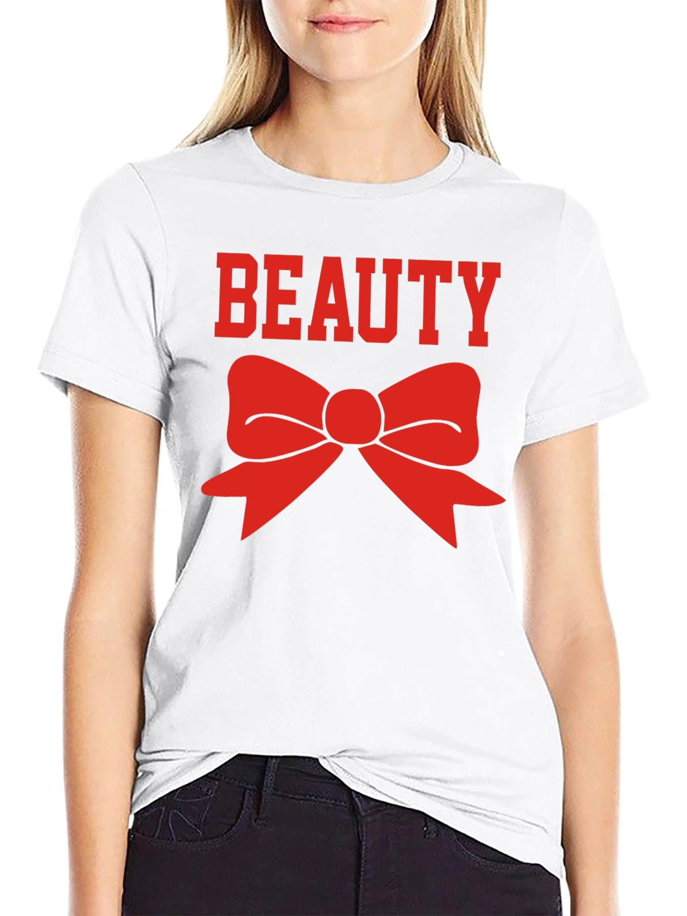 Black Beauty Bow Graphic T-Shirt view 9